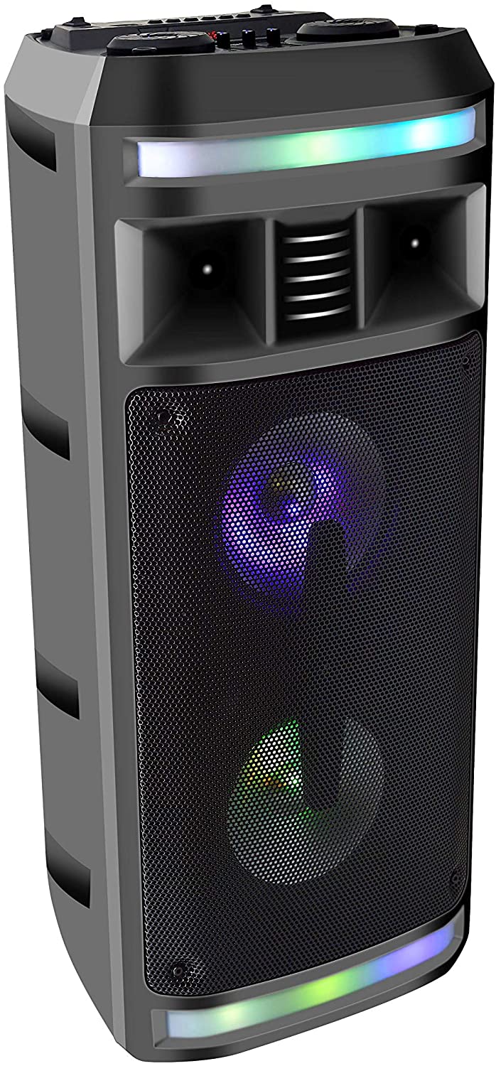 Przenośny głośnik bluetooth DYNASONIC DY-65201 USB Oświetlenie RGB HIT!