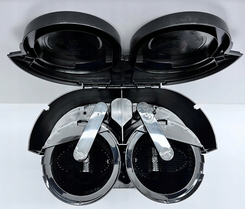 Severin KA 9315 Ekspres przelewowy Podwójny 1,25 l czarny