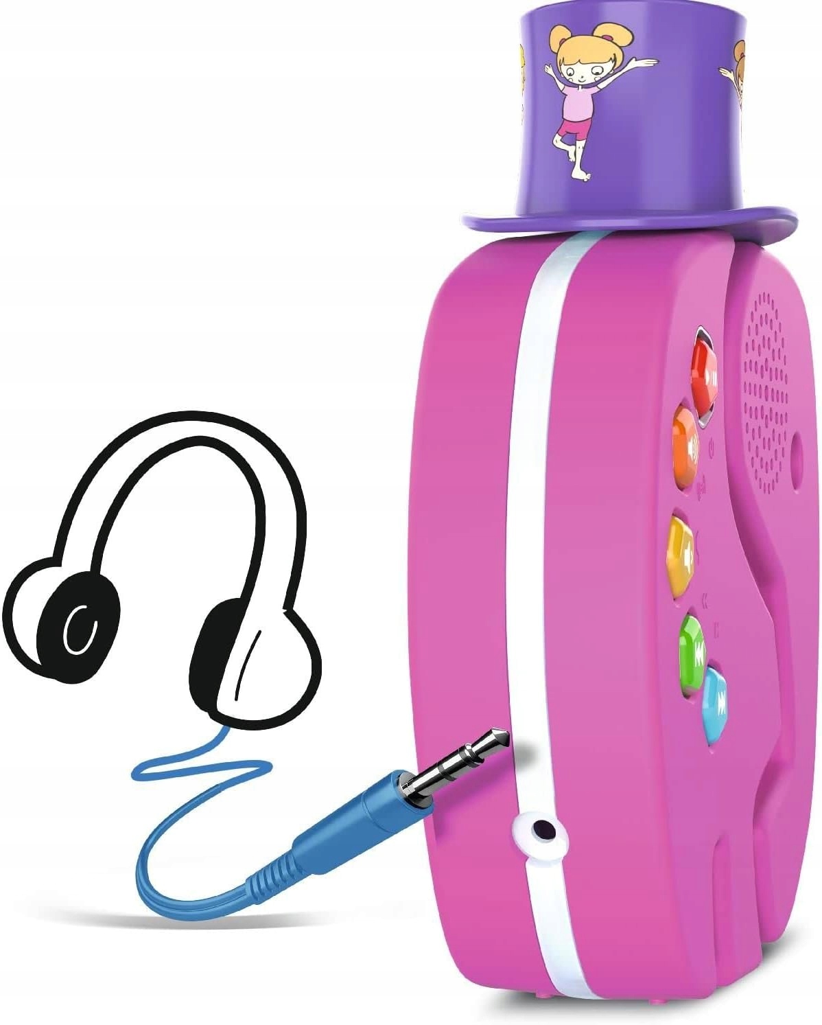 Głośnik przenośny TechniSat TECHNIFANT Różowy odtwarzacz audio Bluetooth