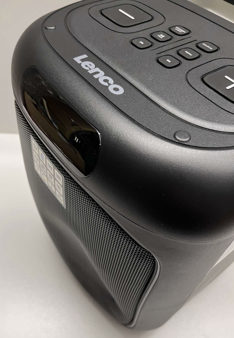 Przenośny głośnik Lenco PA-100 PartyBox Bluetooth 5.0 z TWS