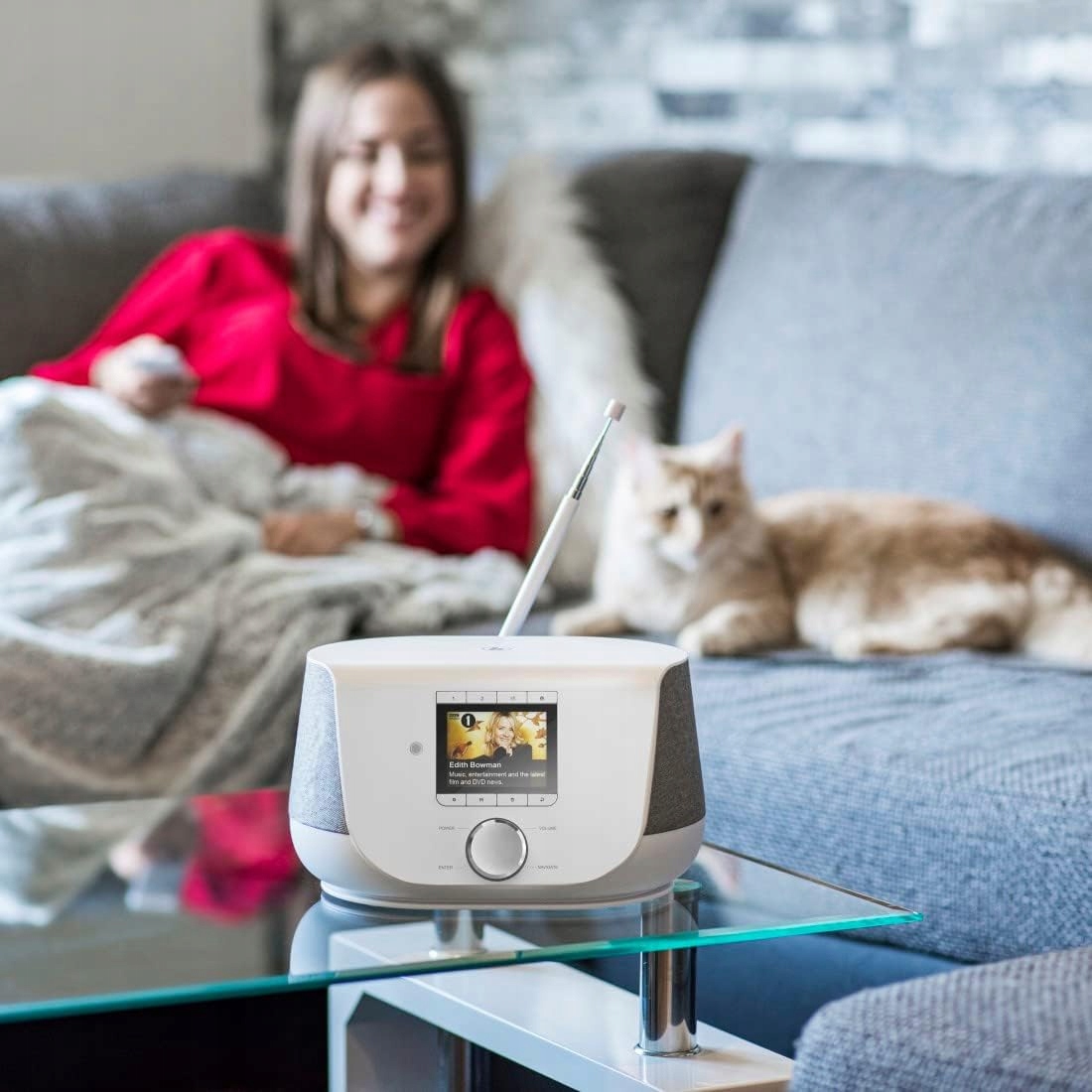 Radio sieciowe FM Hama DIR3300SBT FM, DAB+, radio internetowe, Bluetooth