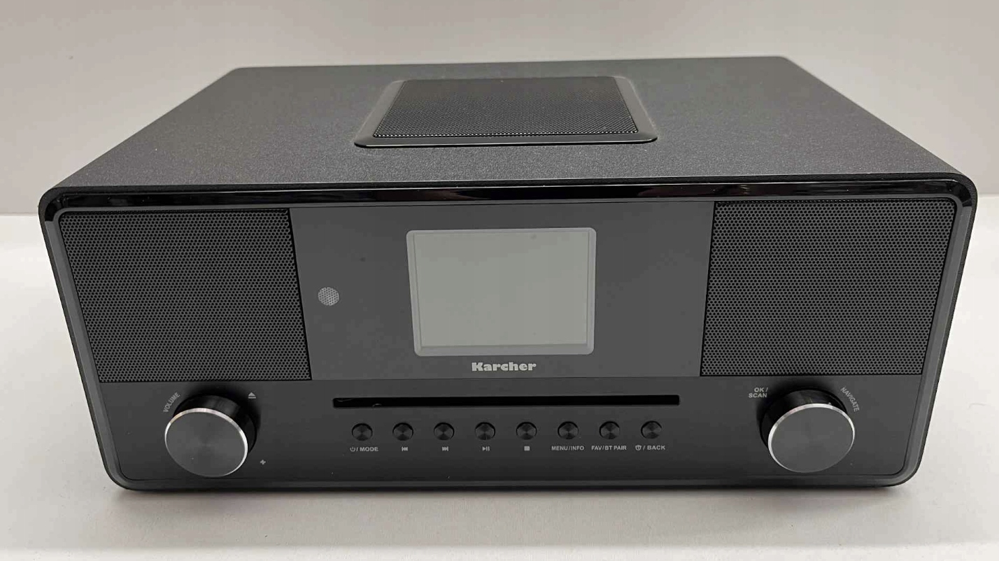 Radio sieciowe DAB+, FM, internetowe Kärcher DAB 9000CDI Czarny