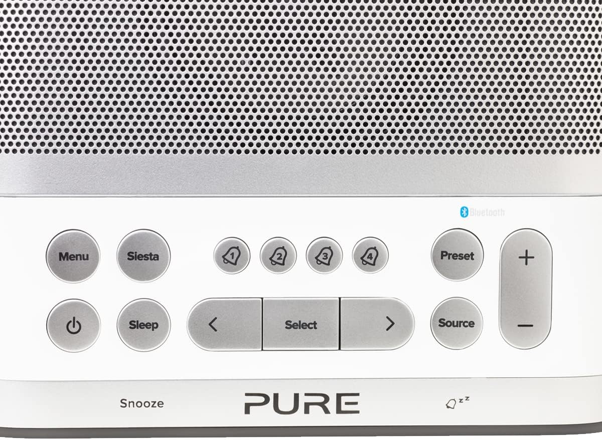 Radiobudzik Pure Siesta S6 FM Bluetooth USB DAB+ Biały