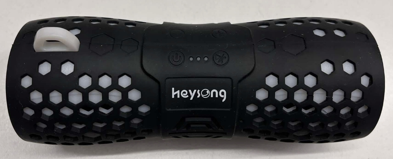 GŁOŚNIK PRZENOŚNY BEZPRZEWODOWY BLUETOOTH HEYSONG IPX7 OŚWIETLENIE RGB