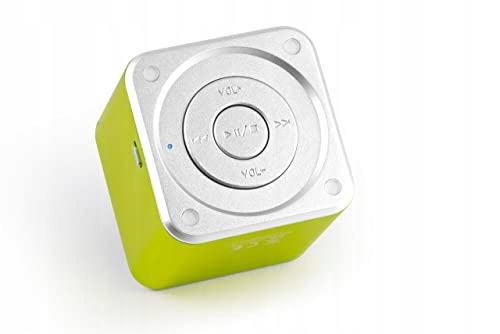 MusicMan Przenośny mini głośnik Bluetooth Technaxx BT-X2 zielony 3 W HIT !