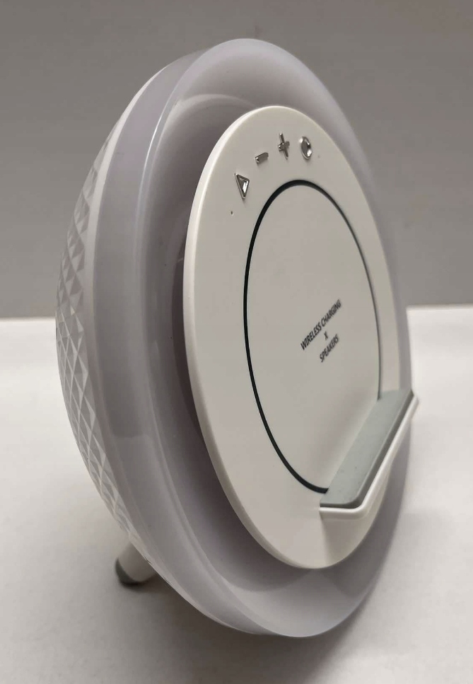 Głośnik Bluetooth SIDVAR bezprzewodowym ładowaniem, nowoczesny głośnik