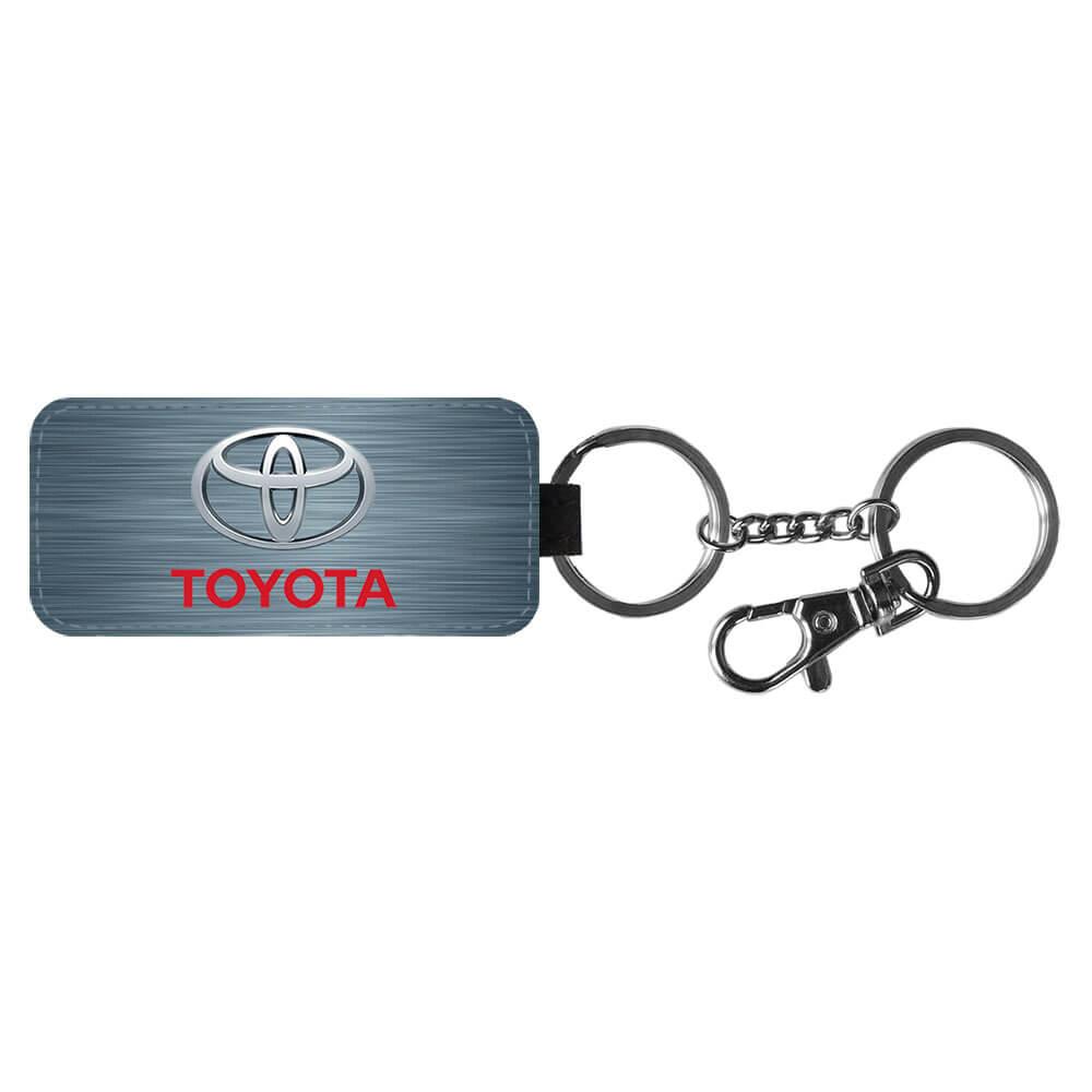 Nyckelring: Toyota, stilrent hängsmycke med livfull och unikt design