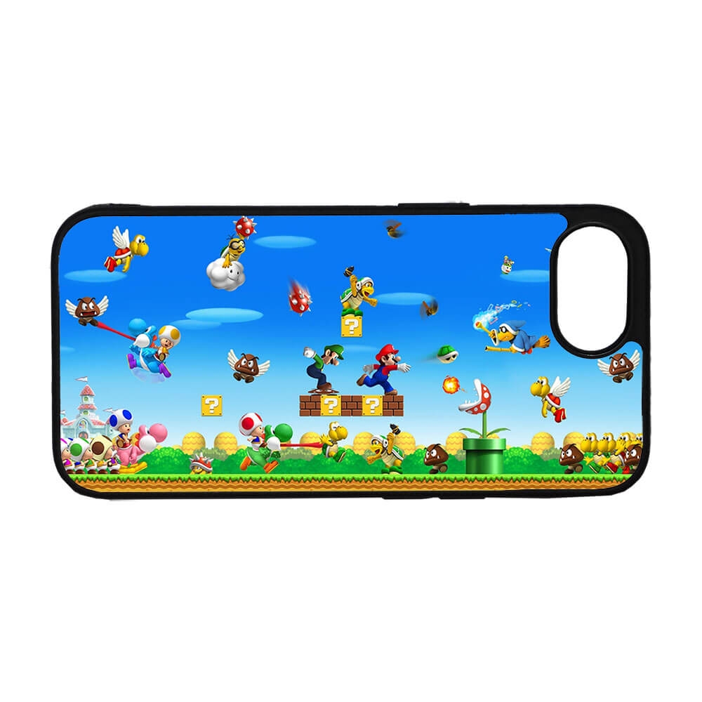 Till iPhone SE 5G: Super Mario, mobilskal med unikt motiv, skyddande skal