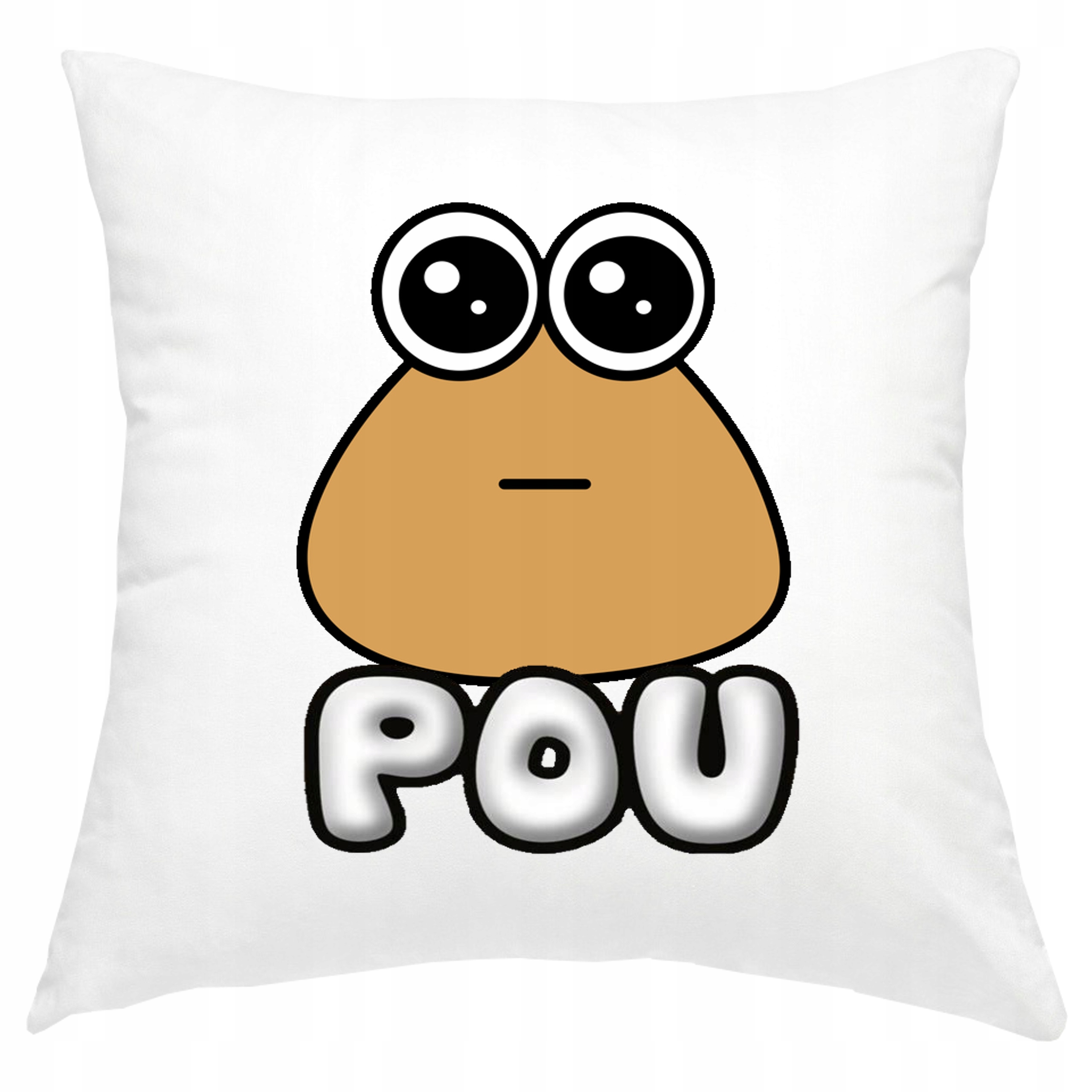 P180 PODUSZKA POSZEWKA 40x40 POU GRA POU POU JAKOŚĆ BIAŁA