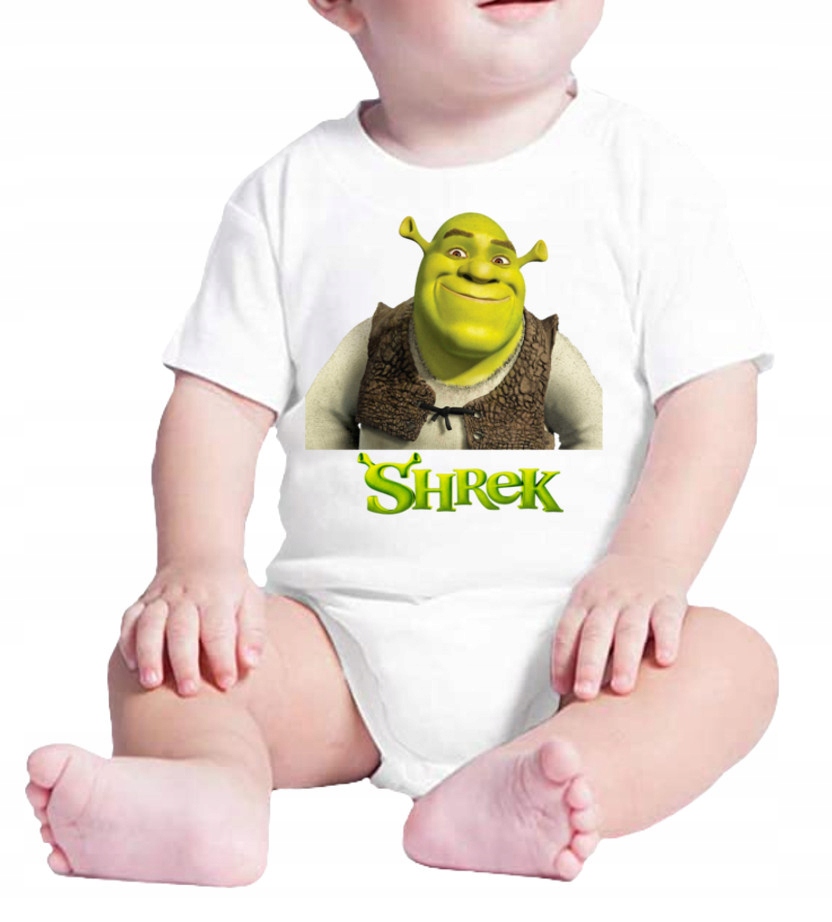 3127 BODY DZIECIĘCE SHREK FIONA ŚPIOSZKI BAJKA 68