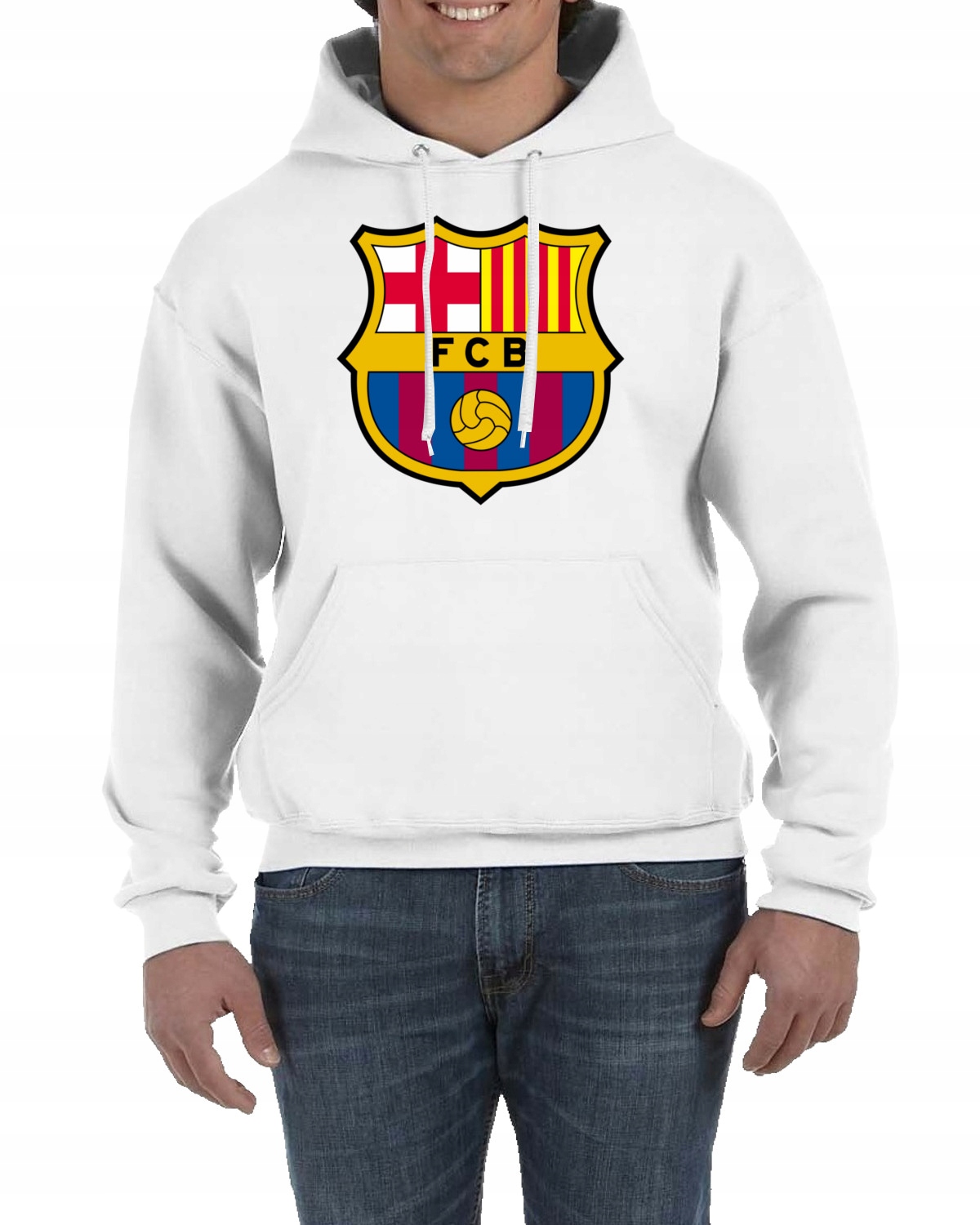 BLUZA Z KAPTUREM FC BARCELONA PREZENT XL 0222