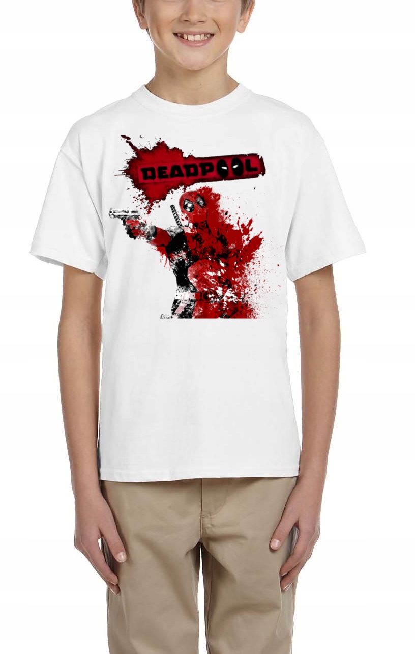 0300 KOSZULKA DZIECIĘCA DEADPOOL PREZENT 116