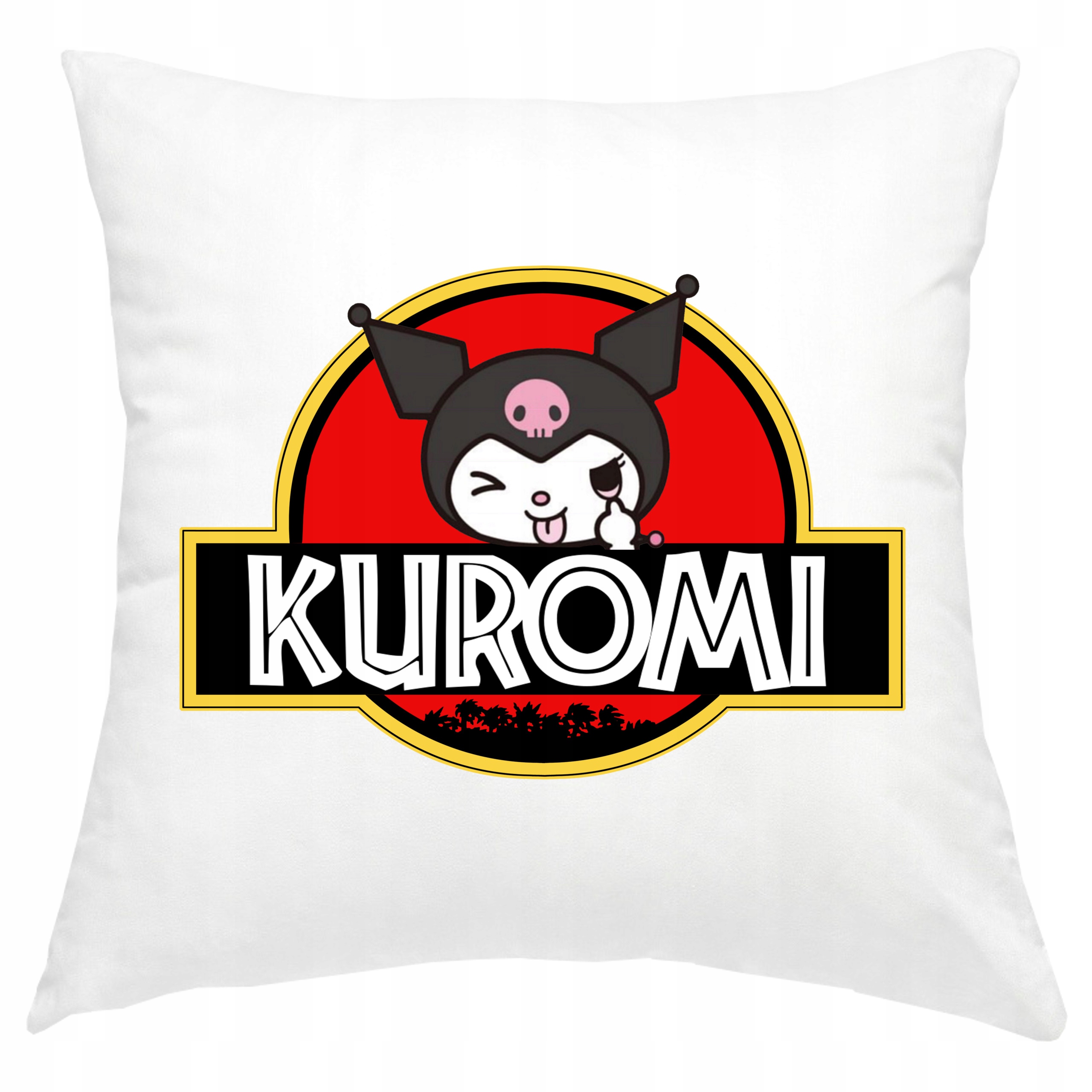 P156 PODUSZKA POSZEWKA 40x40 KUROMI ANIME KRÓLICZEK JAKOŚĆ BIAŁA