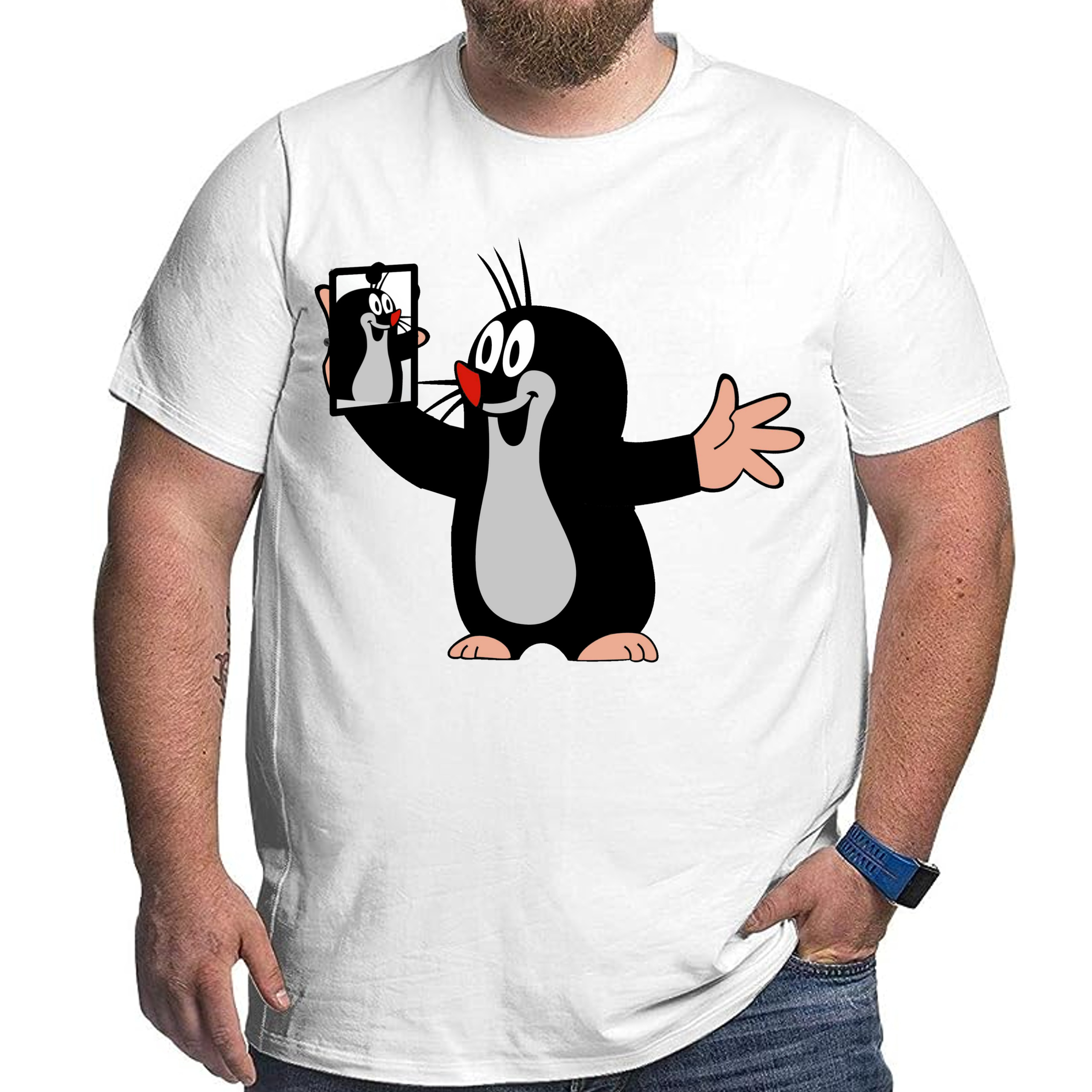 Koszulka SELFIE KRECIK Sąsiedzi Rumcajs 4XL 3361