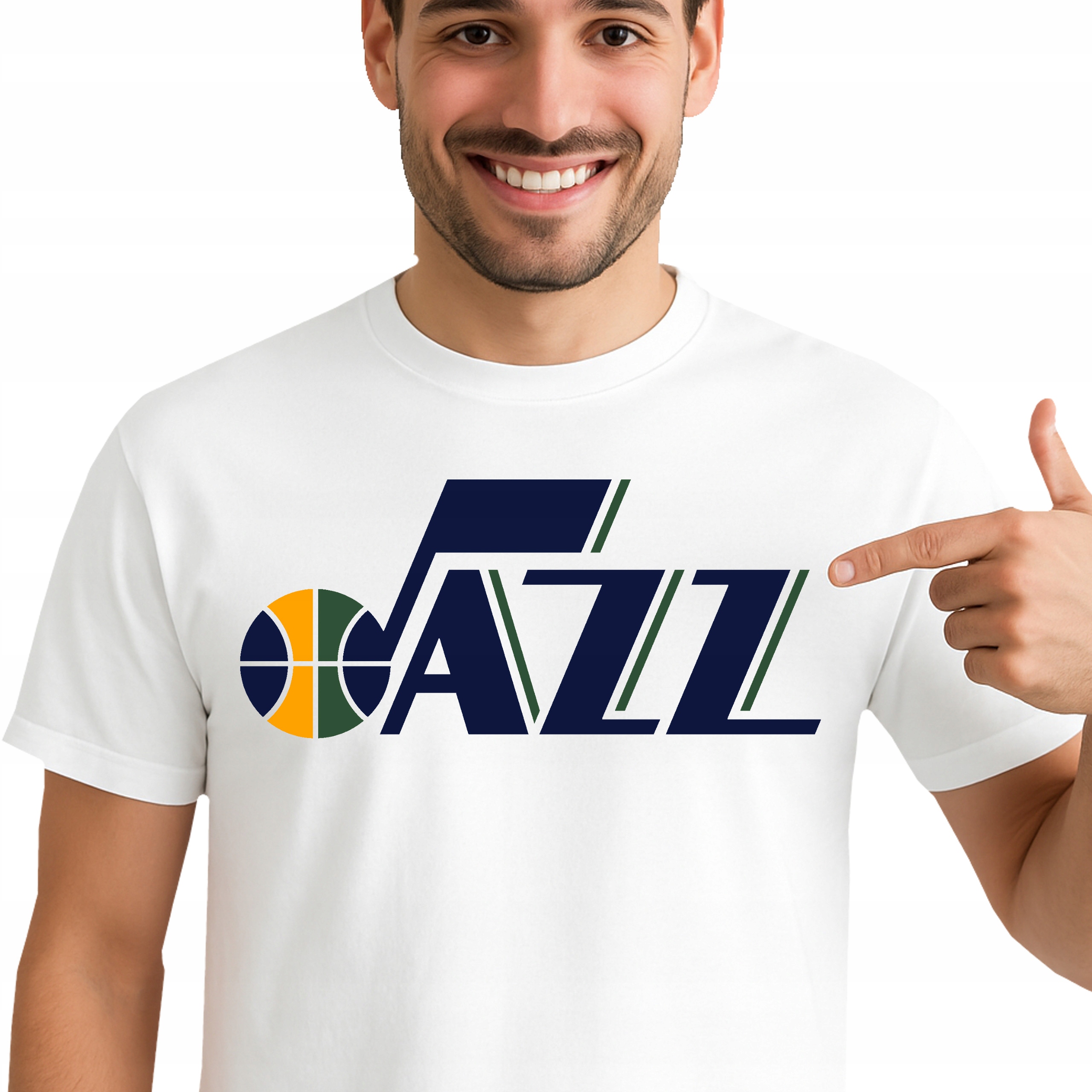 T-Shirt KOSZULKA UTAH JAZZ PREZENT NBA DLA FANA KOSZYKÓWKI XL 0491