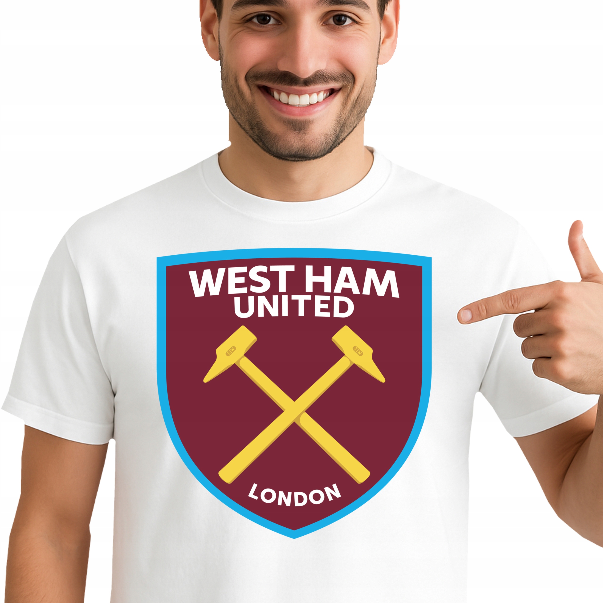 T-Shirt KOSZULKA WEST HAM UNITED PREZENT Jakość Premium S 0170