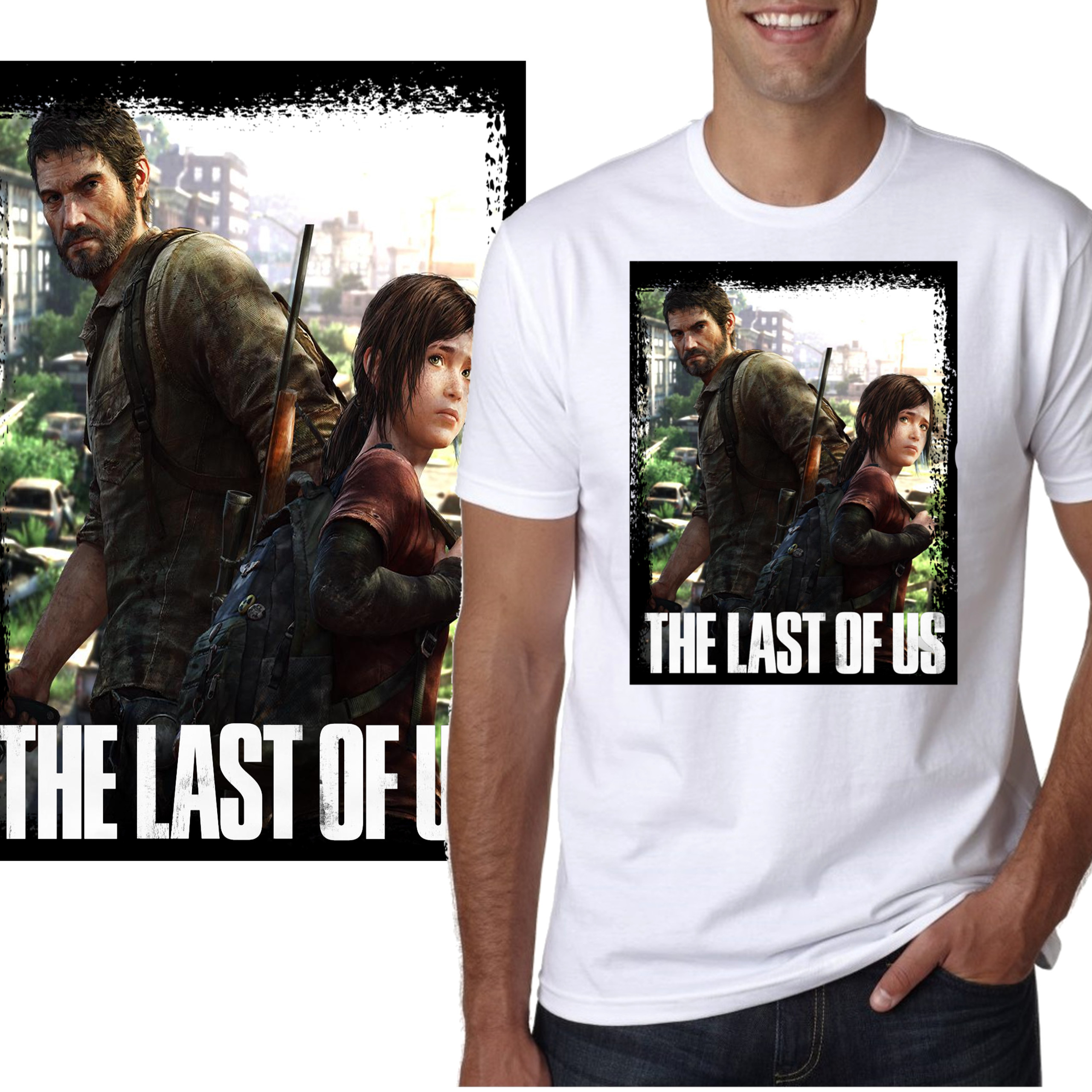 THE LAST OF US KOSZULKA MĘSKA GRA JAKOŚĆ L 3177