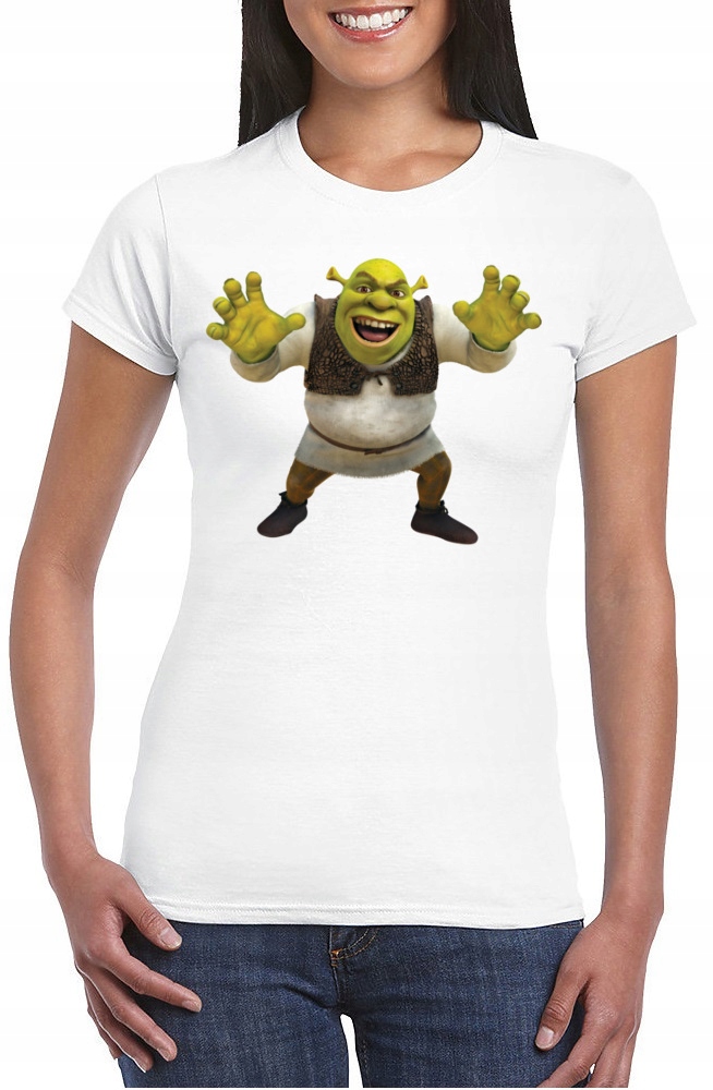 DAMSKA KOSZULKA FIONA SHREK KOT W BUTACH L 3131