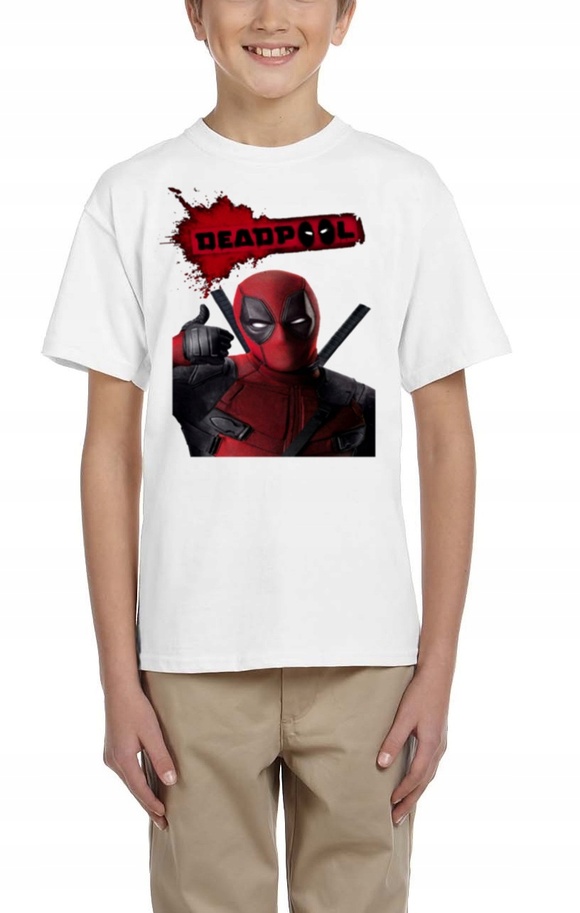 0288 KOSZULKA DZIECIĘCA DEADPOOL PREZENT 128