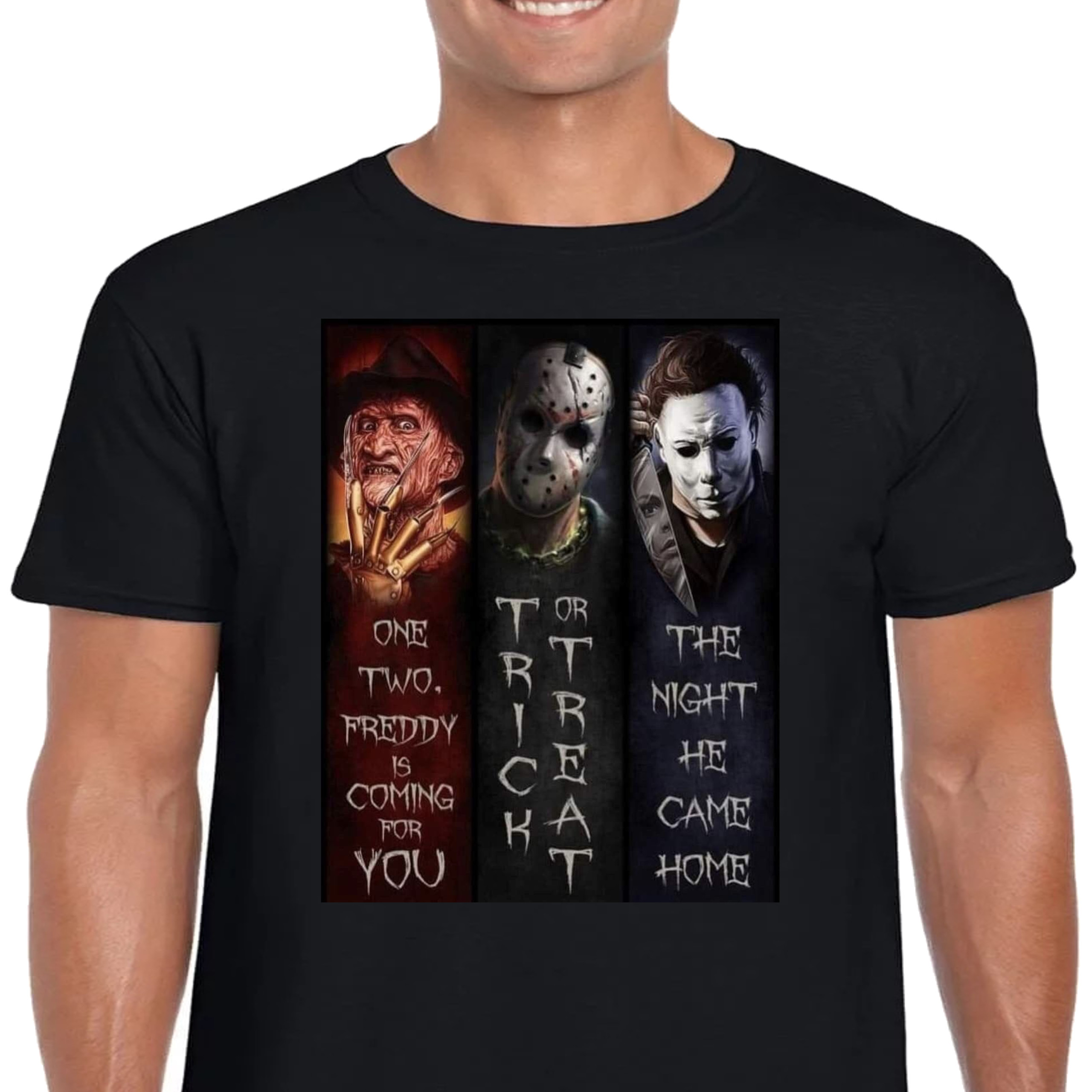 HALLOWEEN Koszulka HORROR Krueger M CZARNA 3322