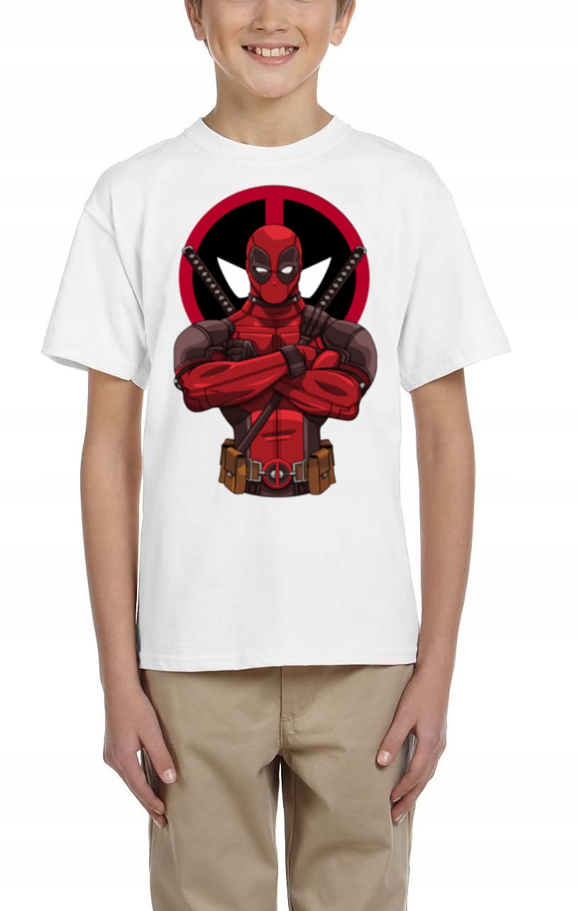 0293 KOSZULKA DZIECIĘCA DEADPOOL PREZENT 104