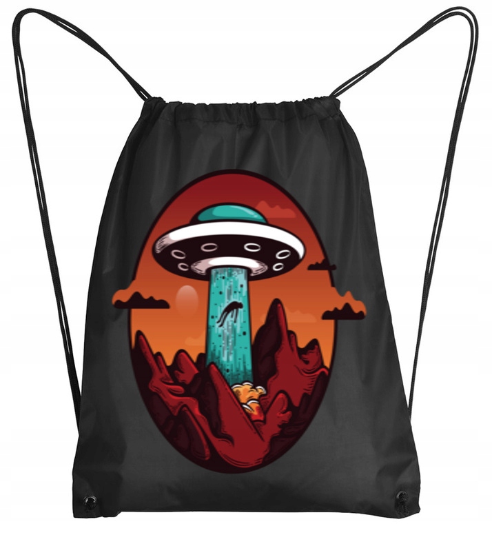 3218 PLECAK WOREK SZKOLNY UFO KOSMOS NIEBO