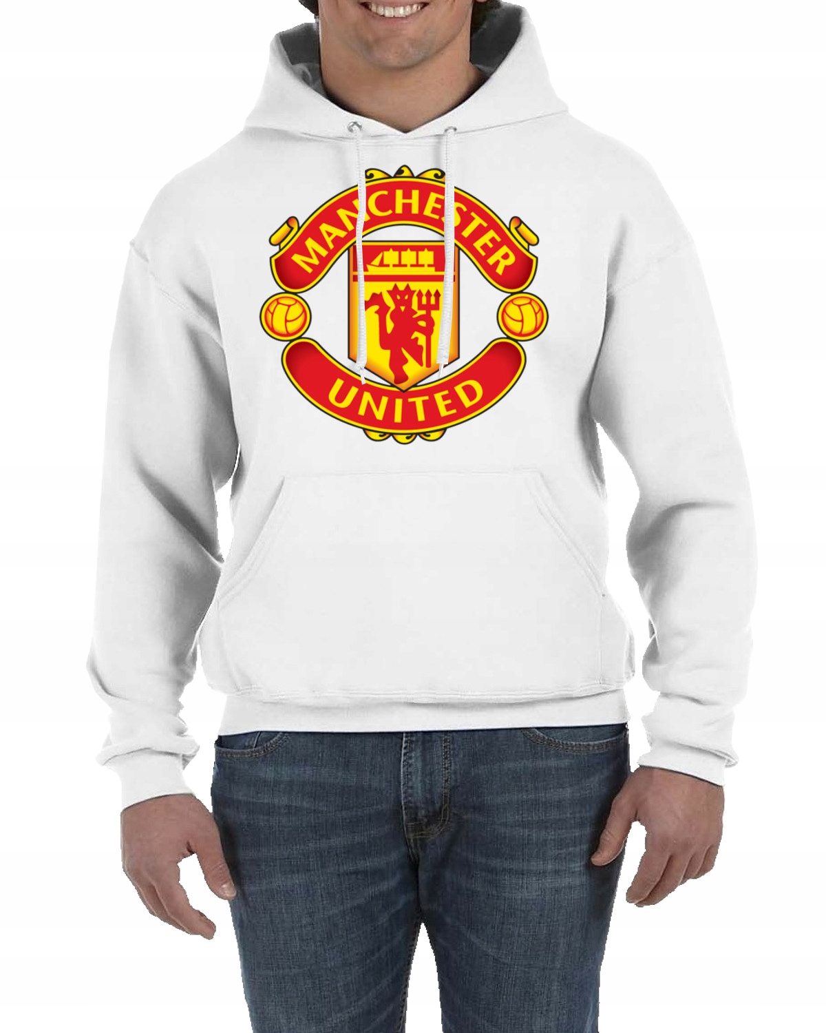 BLUZA Z KAPTUREM MANCHESTER UNITED PREZENT L 0164