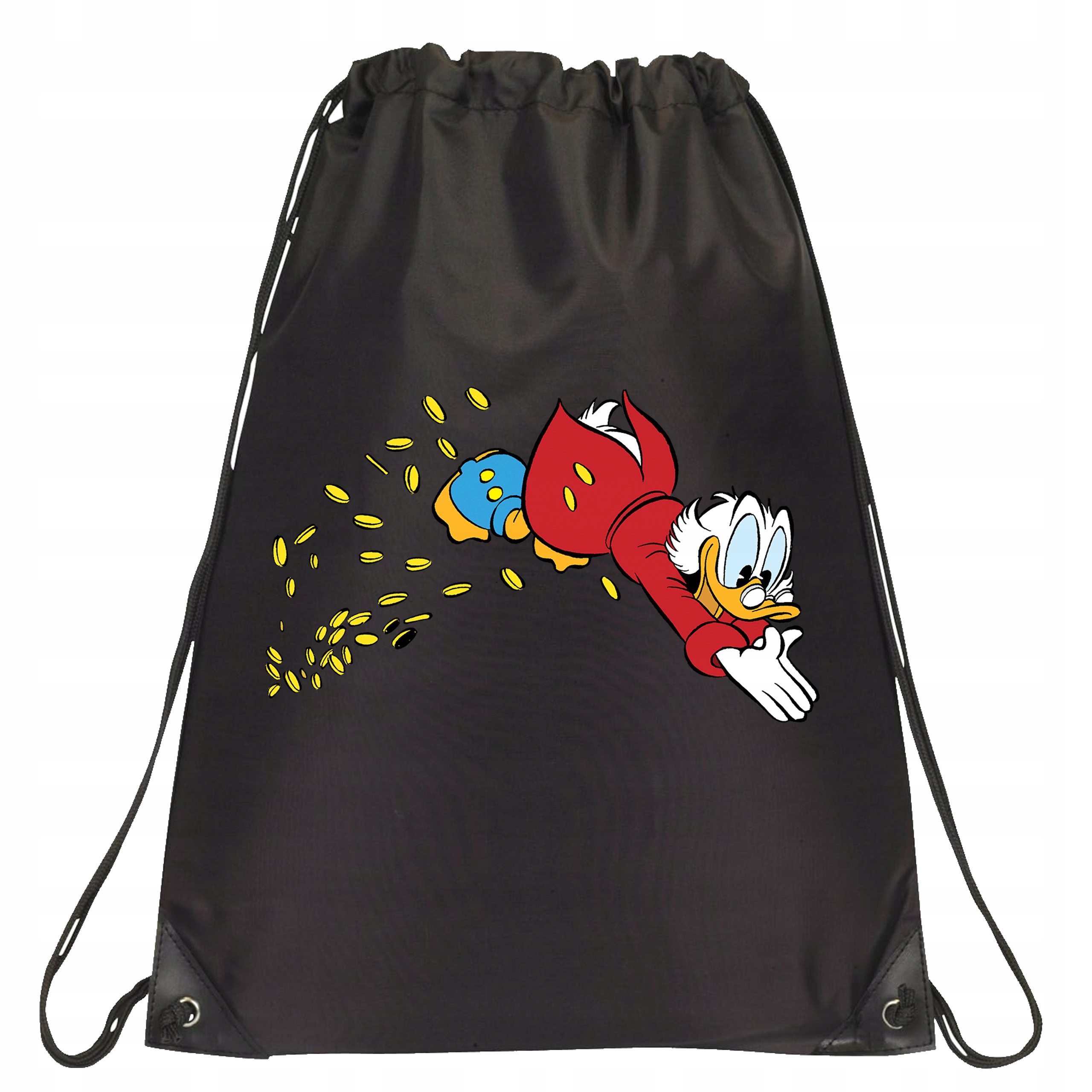 P044 PLECAK WOREK NA BUTY KACZOR DONALD DUCK SKNERUS PREZENT BAJKA JAKOŚĆ
