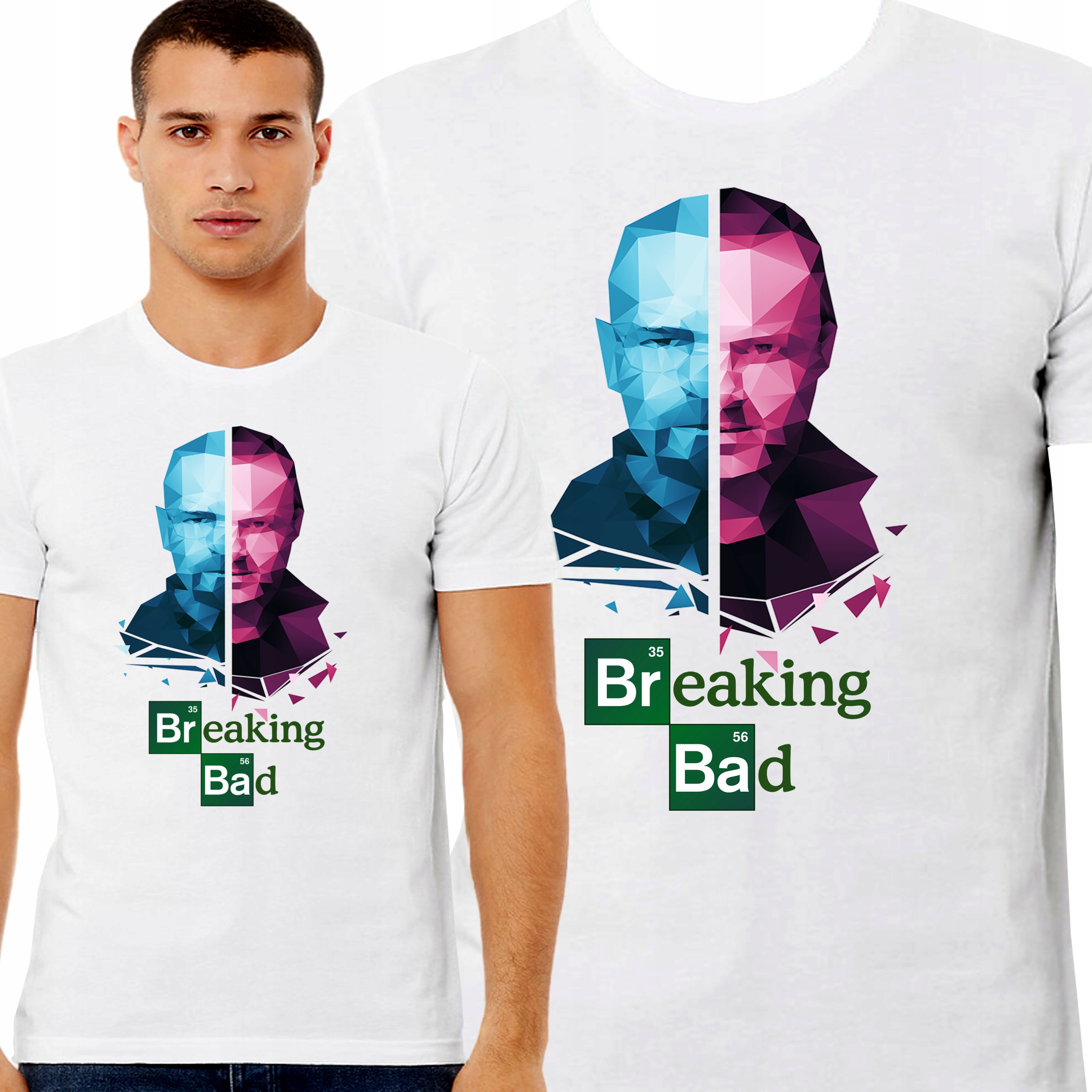 T-Shirt KOSZULKA BREAKING BAD HEISENBERG SERIAL PREZENT BAWEŁNA S 0719