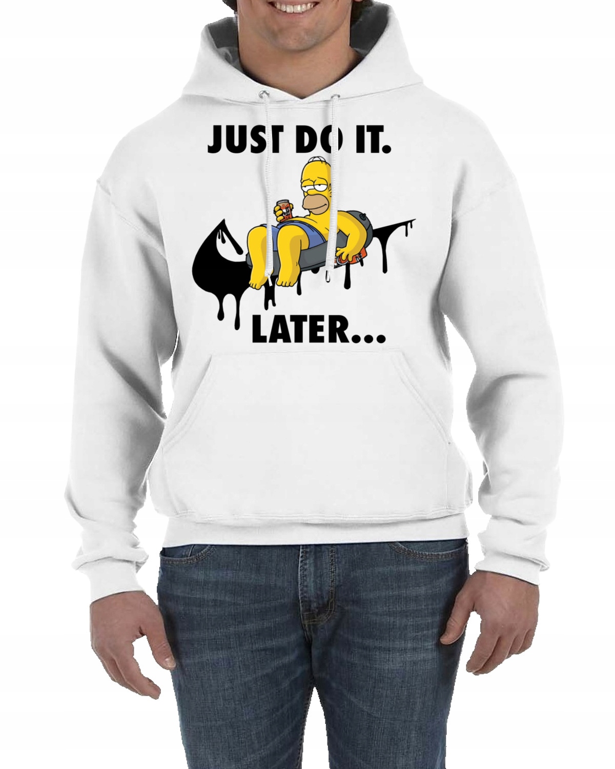 BLUZA Z KAPTUREM THE SIMPSONS JUST DO IT L 0792