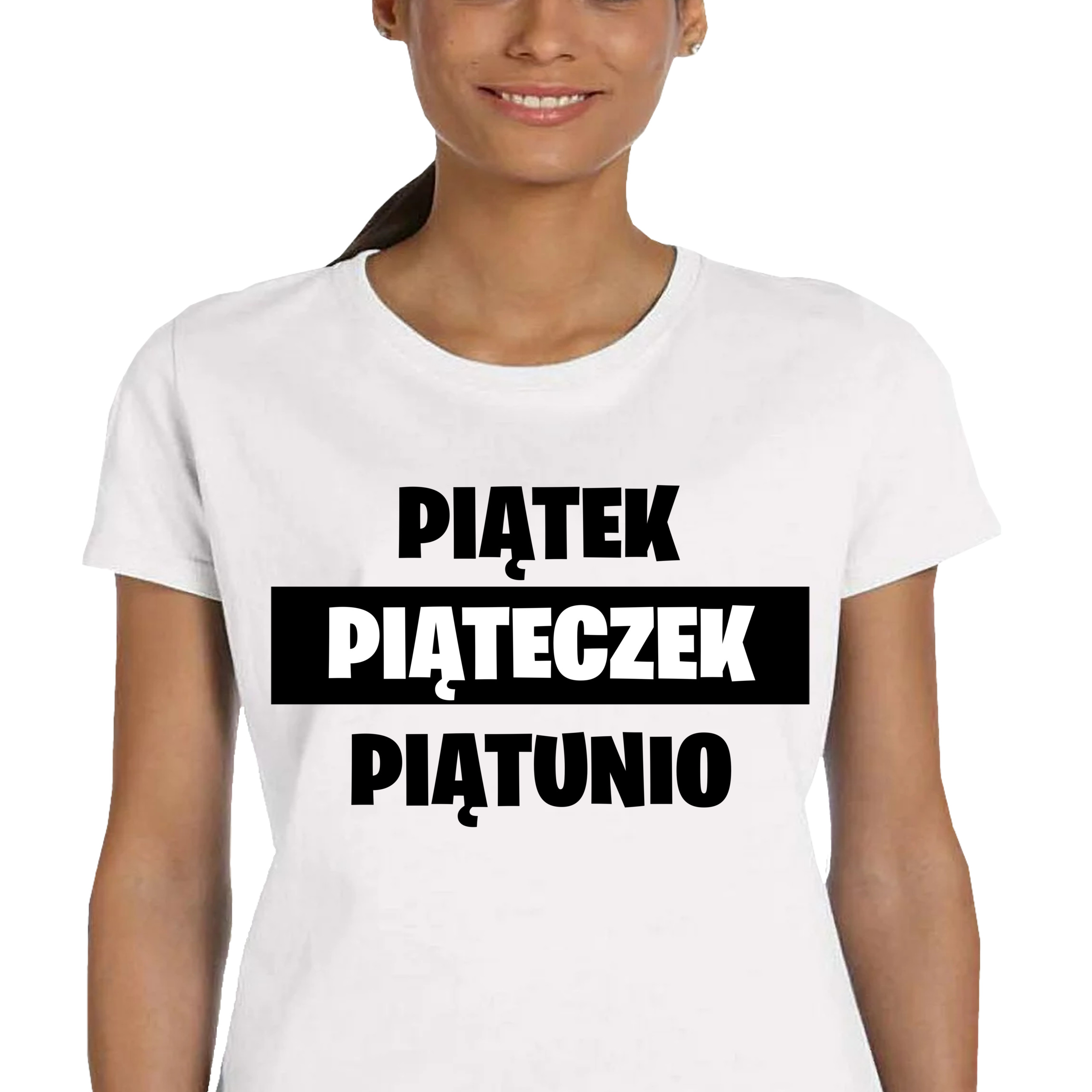 P324 DAMSKA KOSZULKA ŚMIESZNA PIĄTEK PIĄTECZEK PIĄTUNIO WEEKEND PREZENT XL