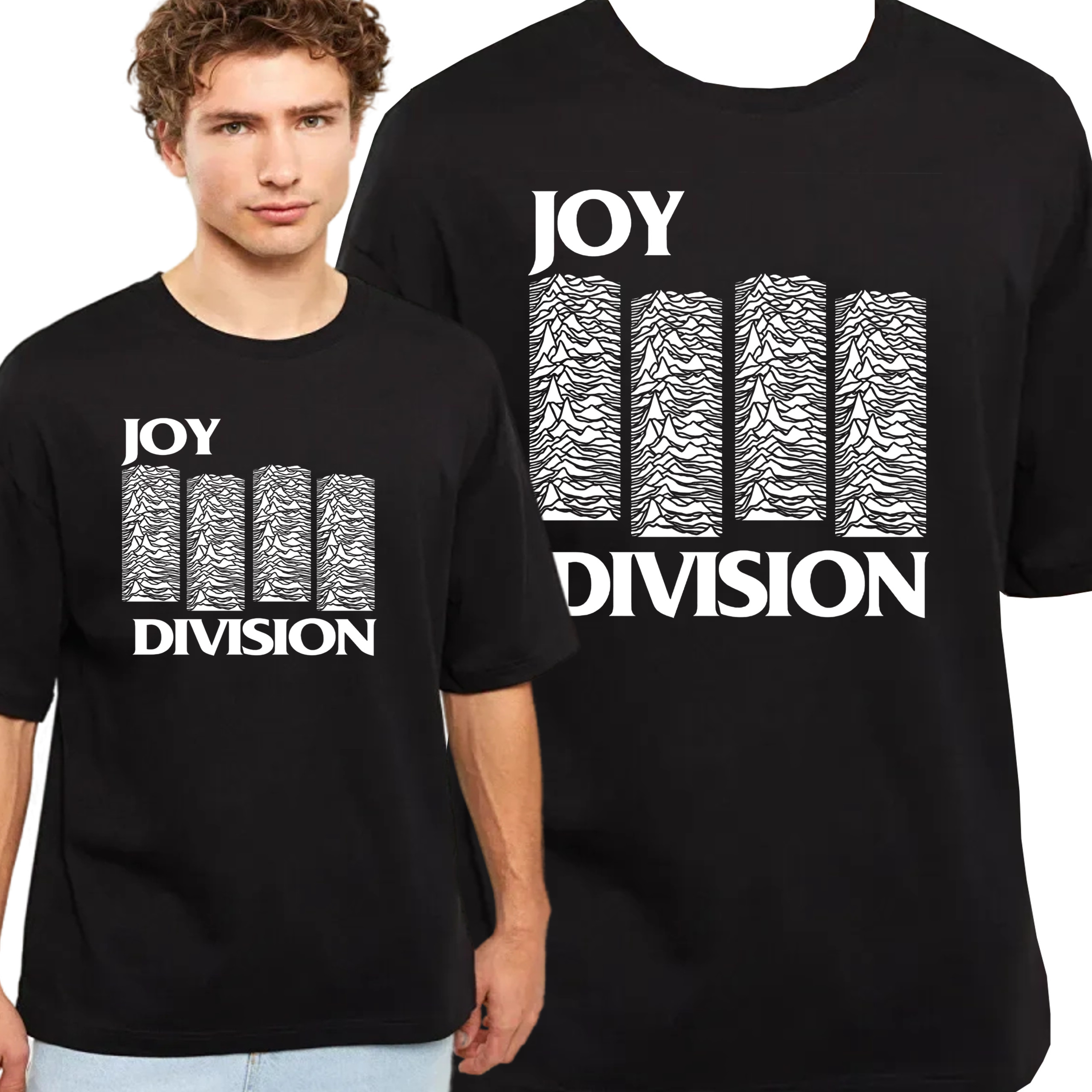 T-SHIRT Koszulka Męska JOY DIVISION Curtis Post Punk Gothic M 3366 CZARNA