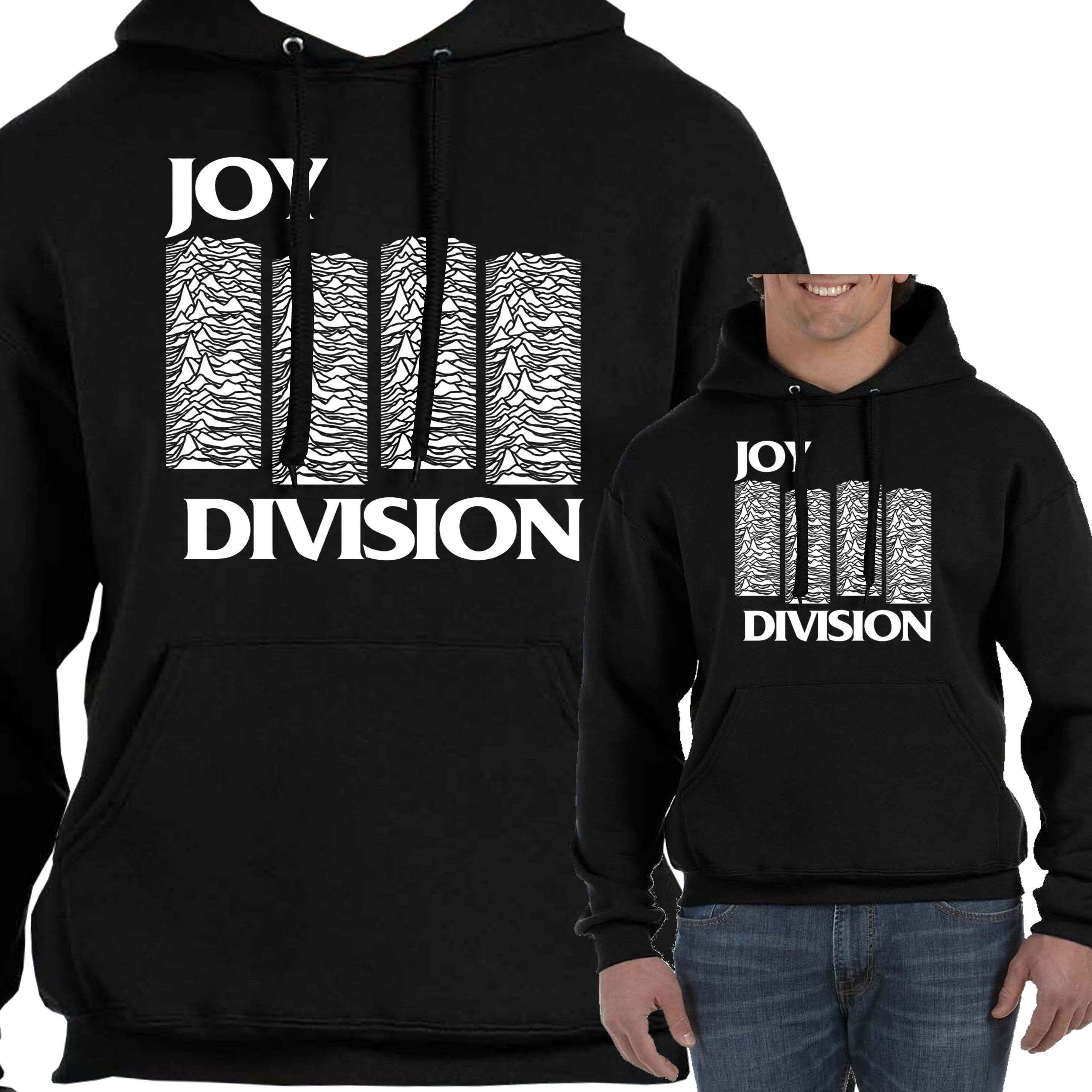 BLUZA Z KAPTUREM JOY DIVISION Ian Curtis Post Punk Gothic JAKOŚĆ L 3366