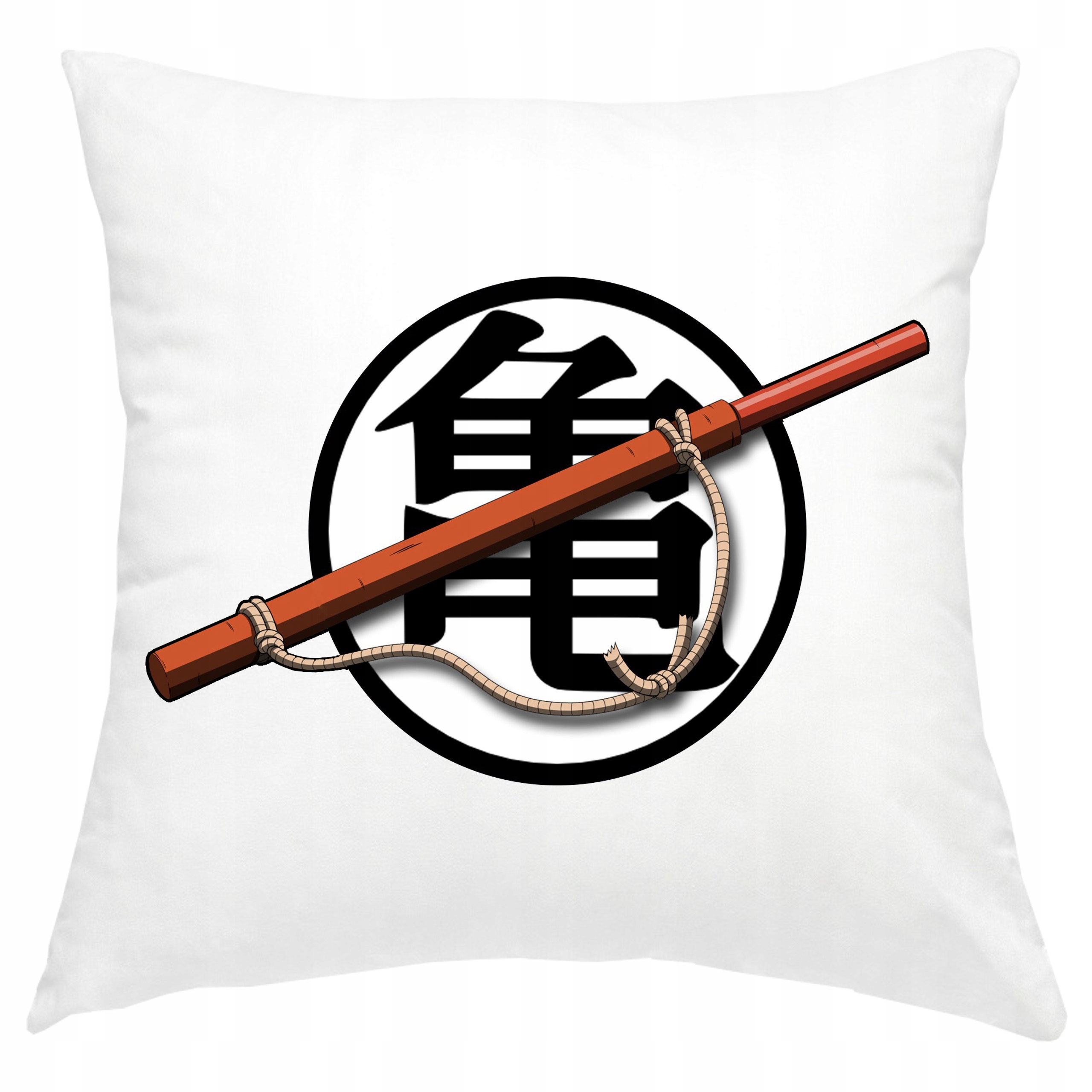 P012 PODUSZKA POSZEWKA 40x40 DRAGON BALL SON GOKU MANGA SYMBOL KAME