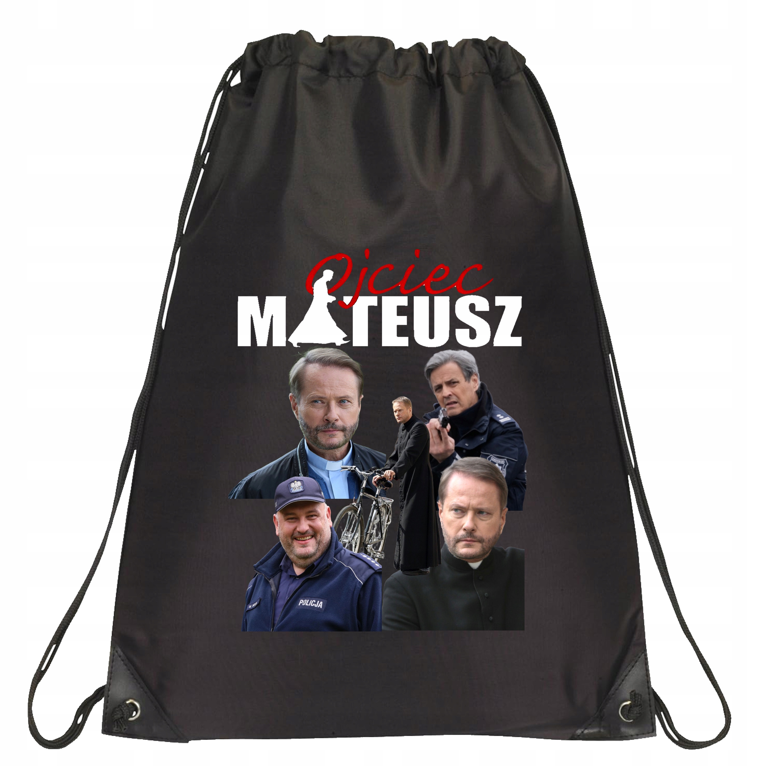 PLECAK WOREK Z NADRUKIEM OJCIEC MATEUSZ SERIAL TVP DLA FANA P358