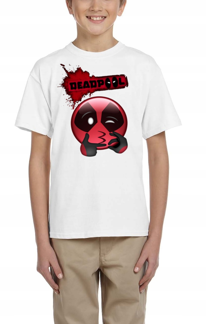 0298 KOSZULKA DZIECIĘCA DEADPOOL PREZENT 116