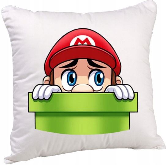 3304 PODUSZKA SUPER MARIO BROS Jakość 40x40 CM