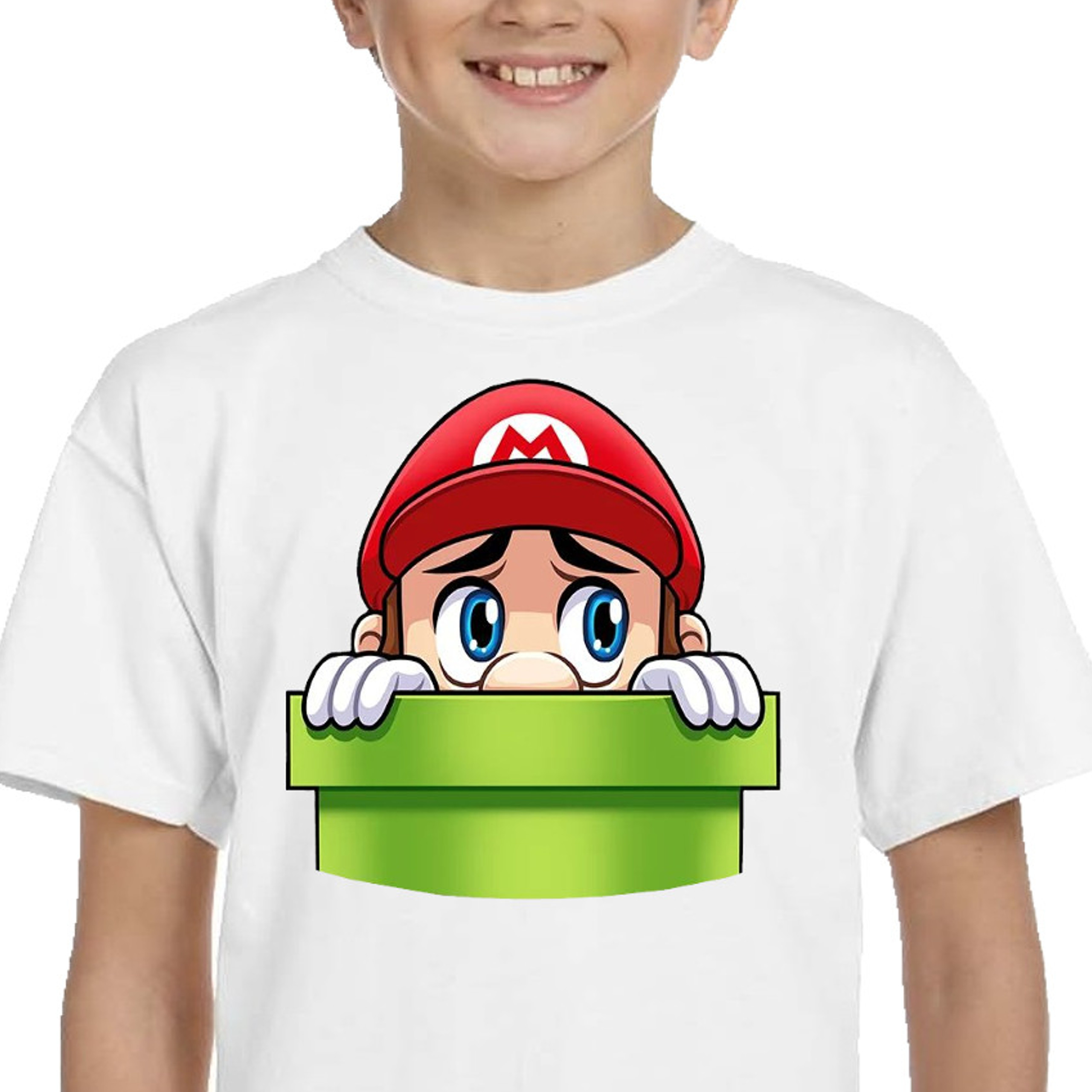 Śmieszna KOSZULKA SUPER MARIO BROS Jakość 140 3304