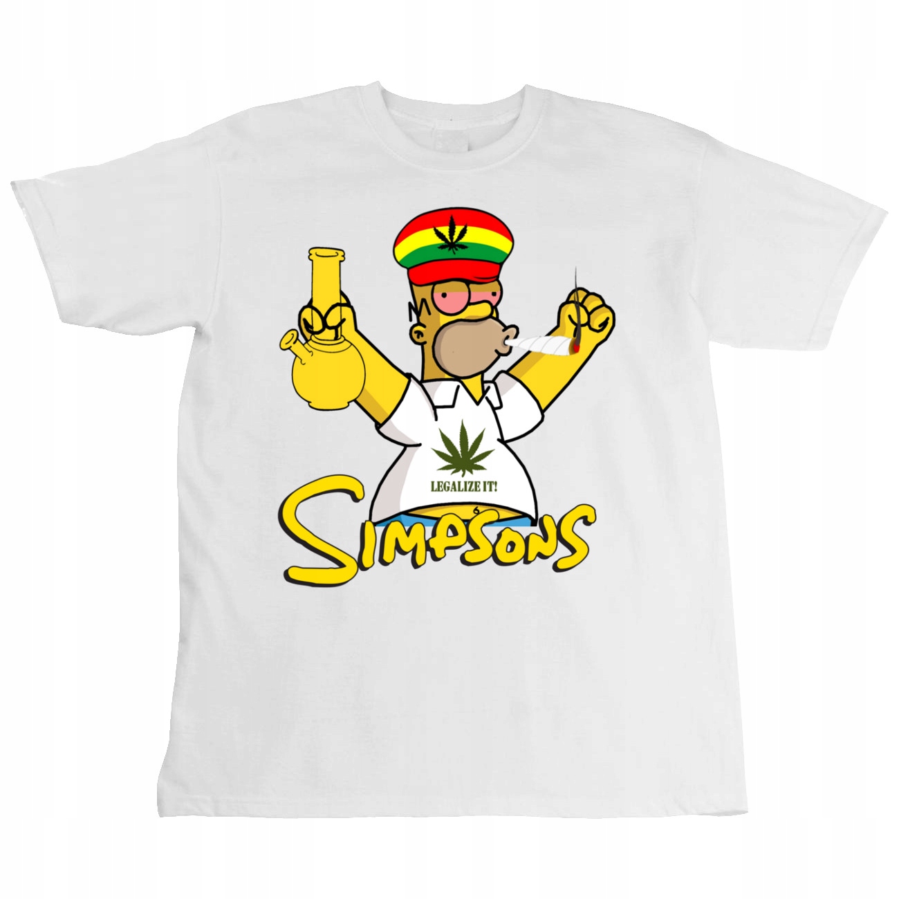 T-Shirt KOSZULKA SIMPSONS GANJA HOMER XXL 0593