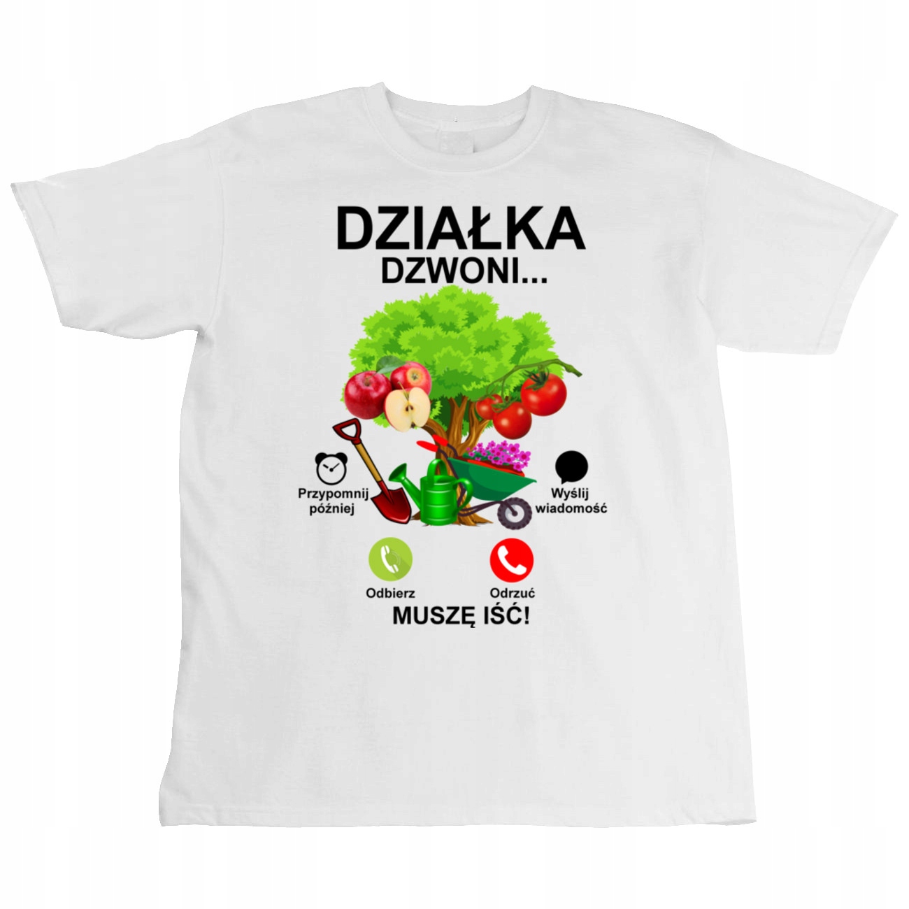 3117 KOSZULKA DZIAŁKA DZWONI DLA DZIAŁKOWICZA PREZENT URODZINY BAWEŁNA S