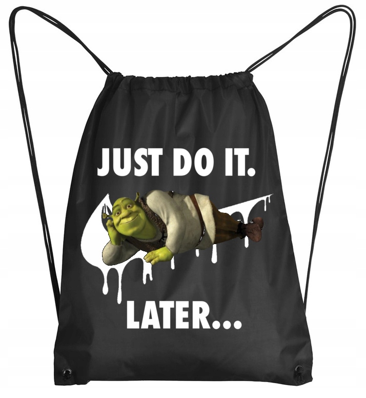 3126 PLECAK WOREK SZKOLNY SHREK FIONA JUST DO IT