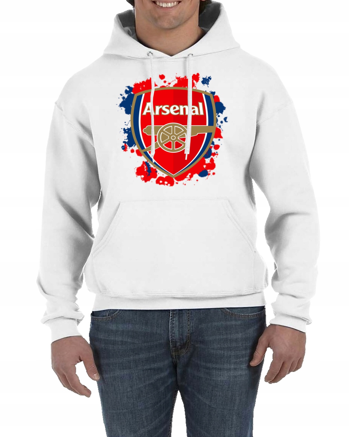 BLUZA Z KAPTUREM ARSENAL LONDYN PREZENT S 0152
