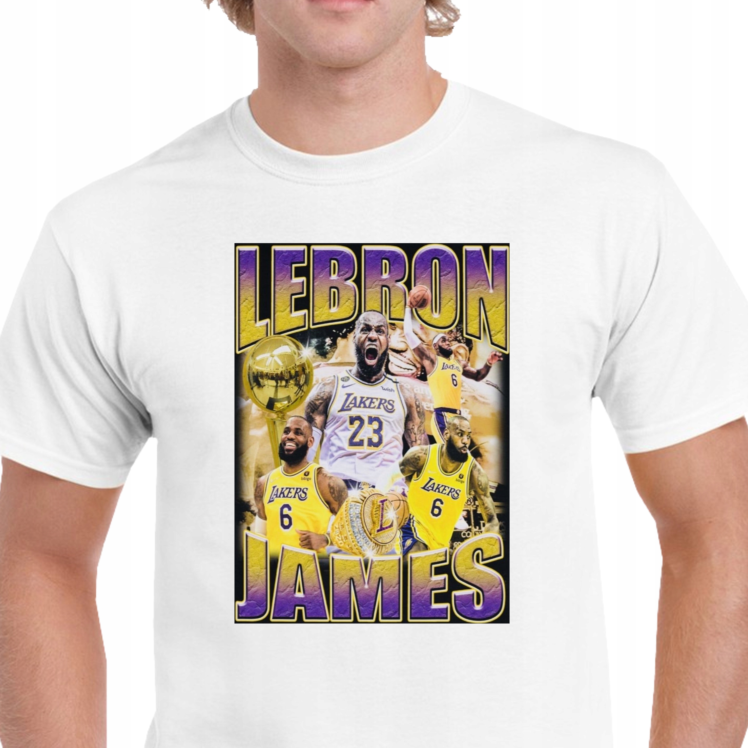 P316 KOSZULKA MĘSKA LEBRON JAMES LOS ANGELES LAKERS NBA KOSZYKÓWKA M