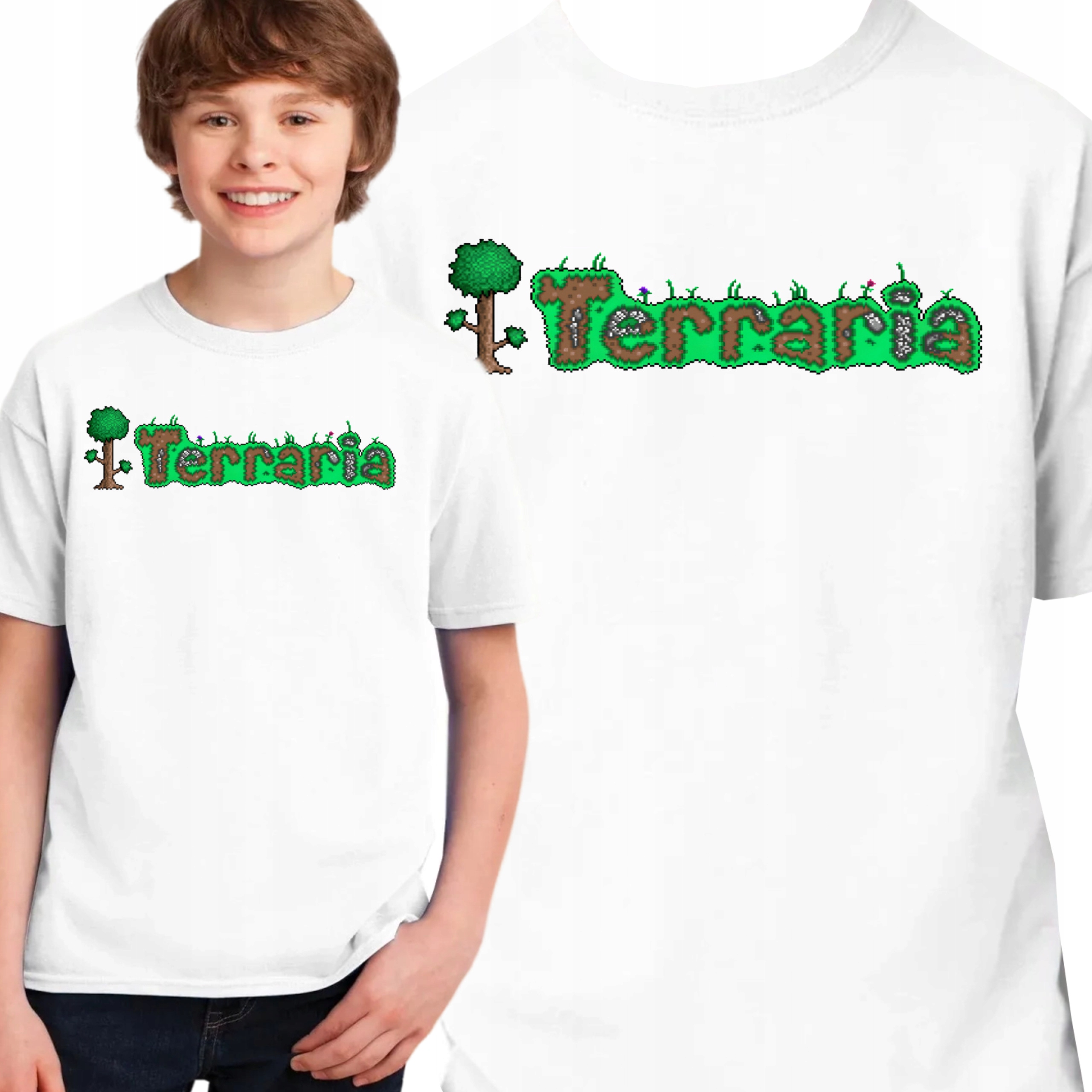 Terraria Gamingowa koszulka dzieicęca dla graczy dla fanów gry 152 3412