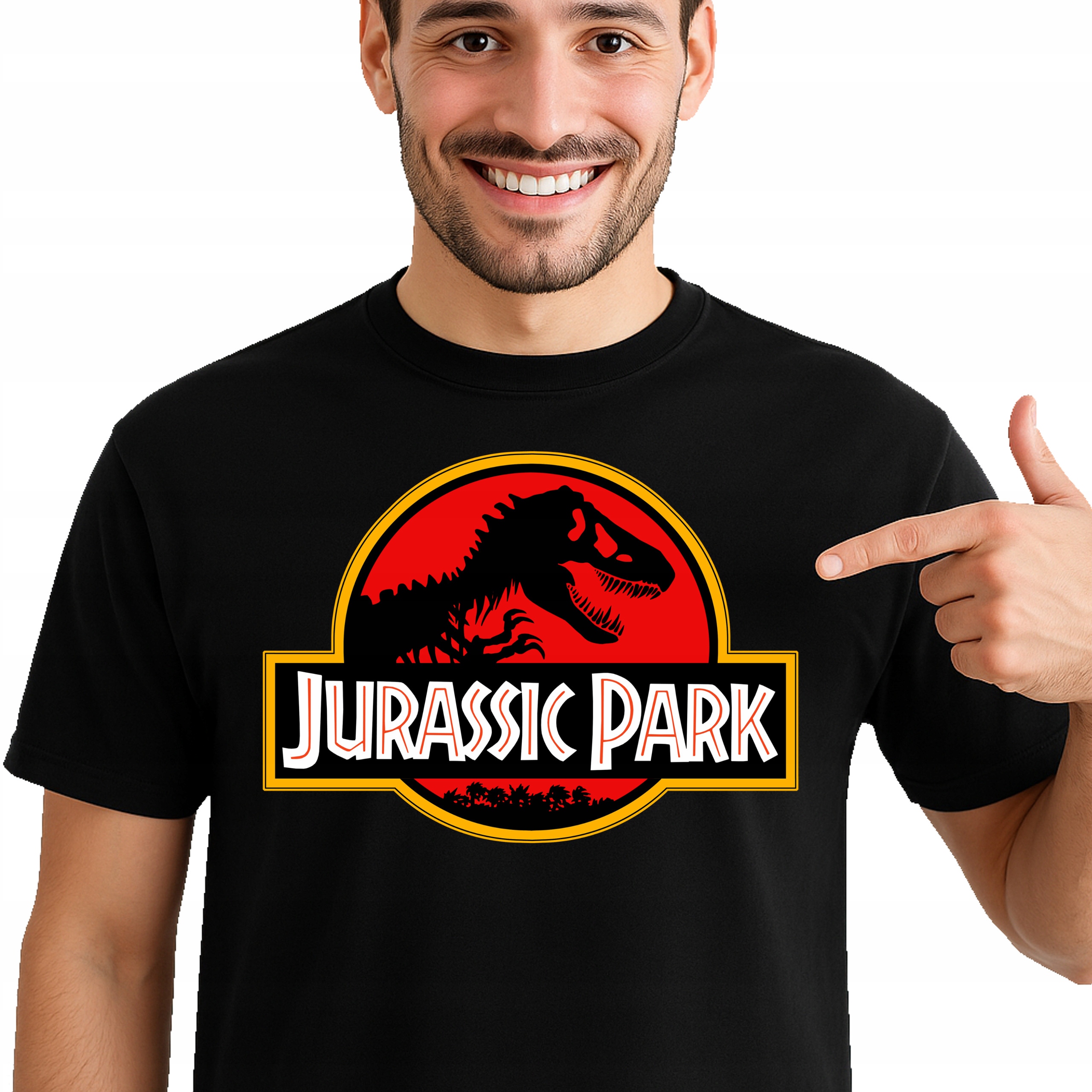 2067 KOSZULKA JURASSIC PARK WORLD PARK JURAJSKI PREZENT JAKOŚĆ XL CZARNA