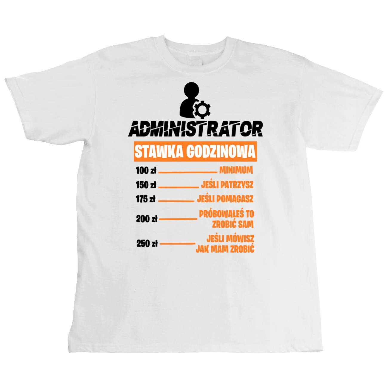 T-SHIRT KOSZULKA ADMINISTRATOR ZAWÓD L 1082