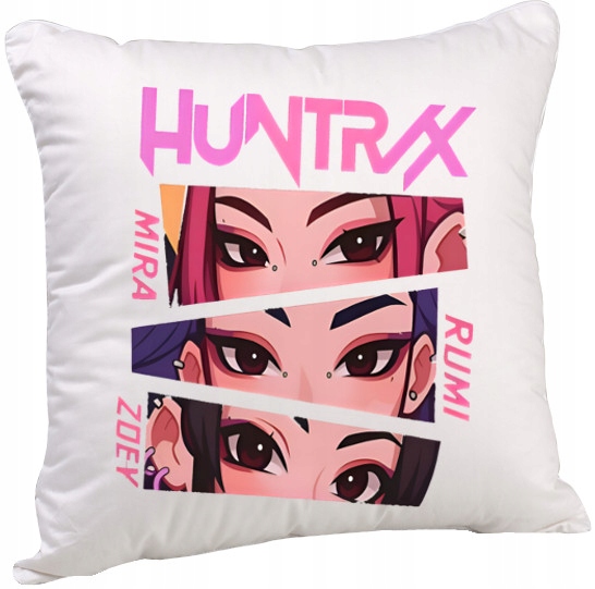 Poduszka Huntrix Hunters K-POP Demon RUMI MIRA ZOEY DERPY 3574 40x40 CM