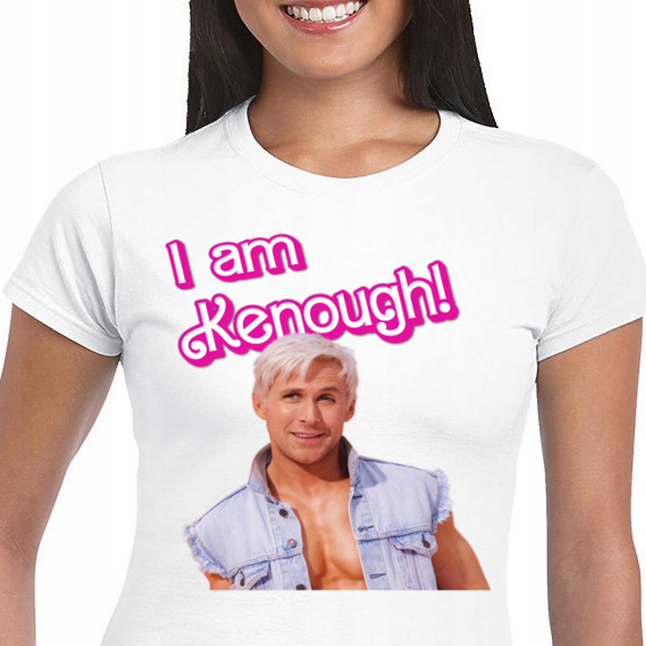 3362 KOSZULKA DAMSKA Barbie I AM KENOUGH KEN XXL