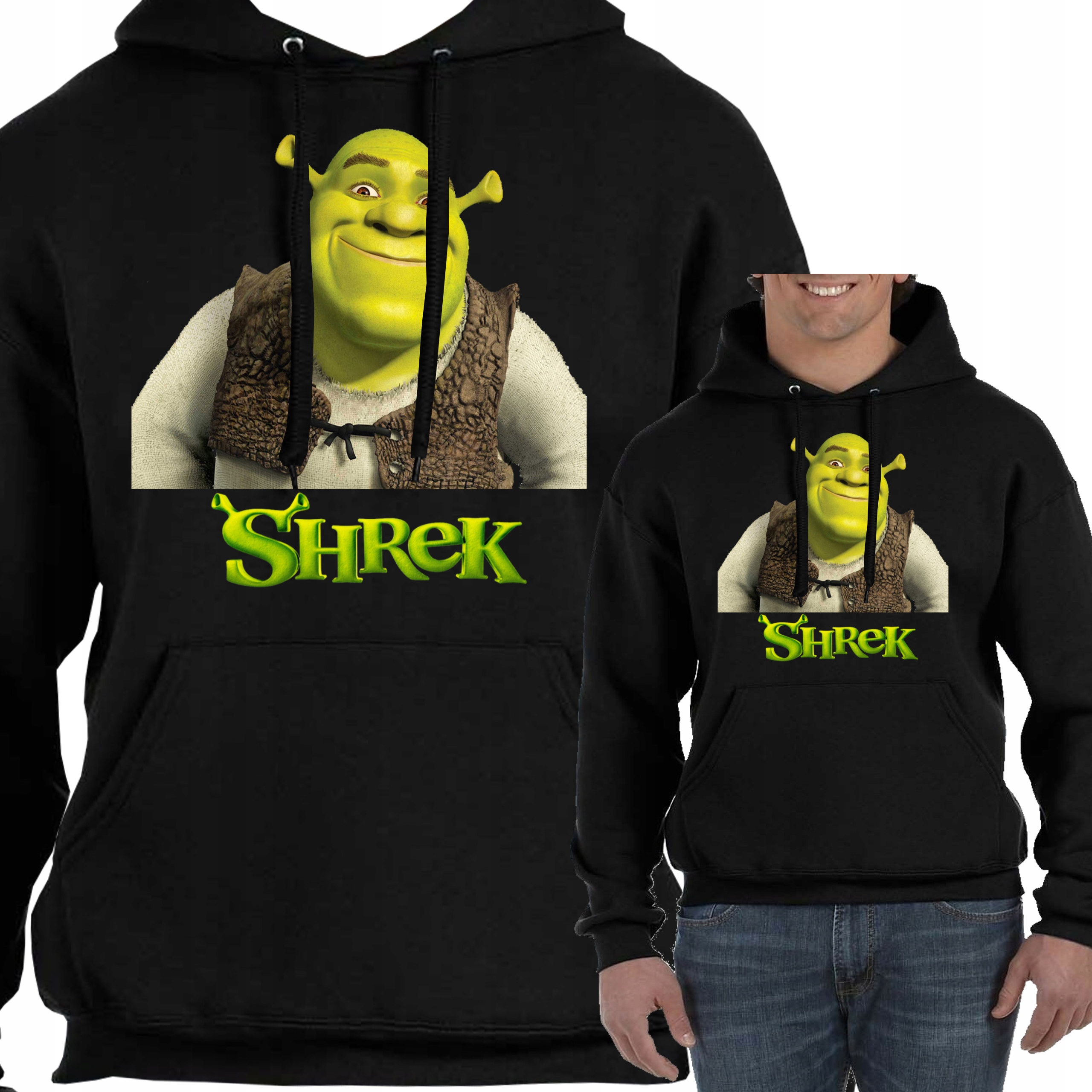 BLUZA Z KAPTUREM SHREK FIONA KOT W BUTACH M 3127