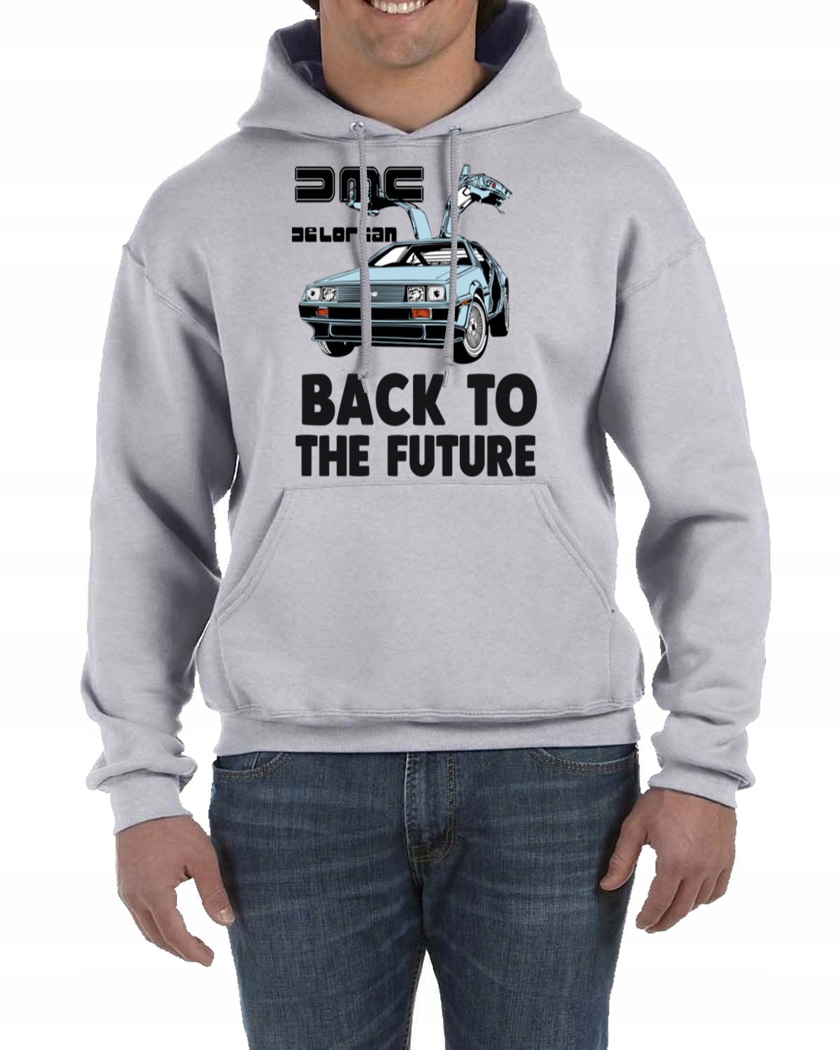 BLUZA DELOREAN BACK TO THE FUTURE RETRO L 3076